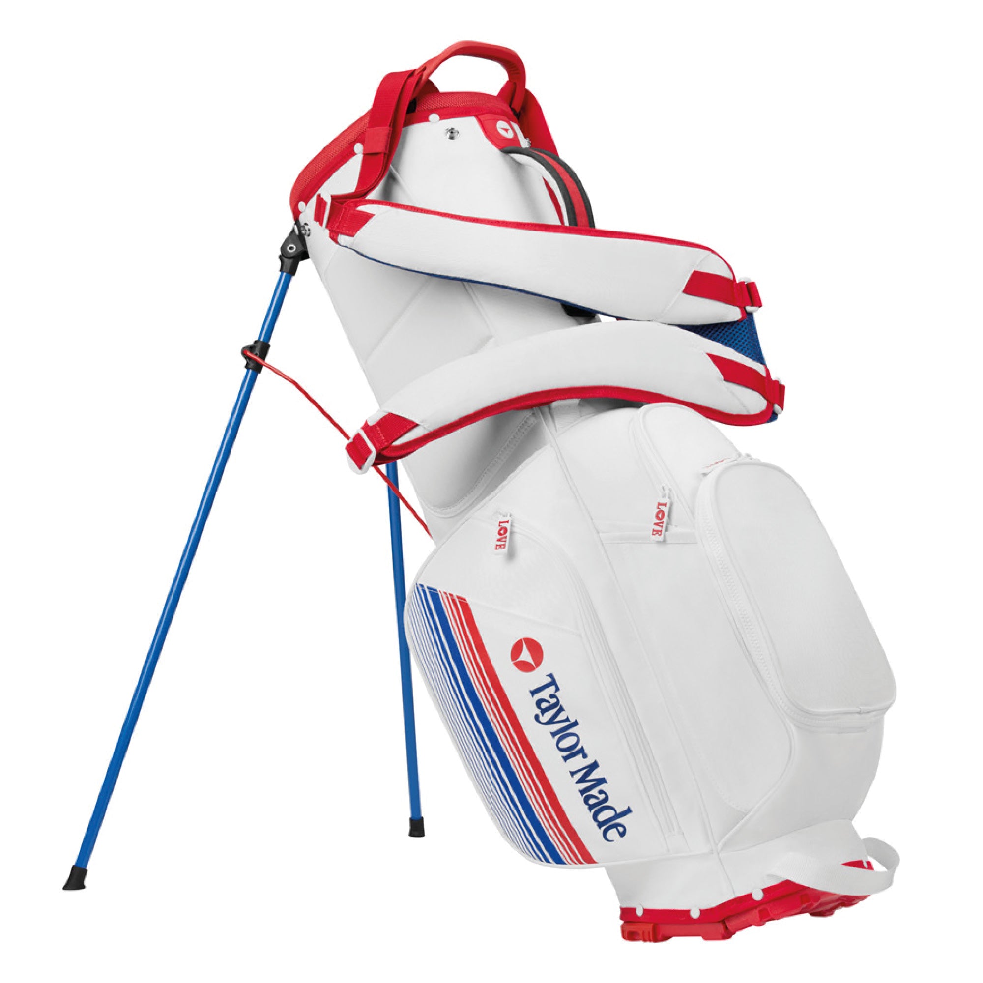 TaylorMade Limited Edition Professional Championship Flextech Stand Bag - White & Red