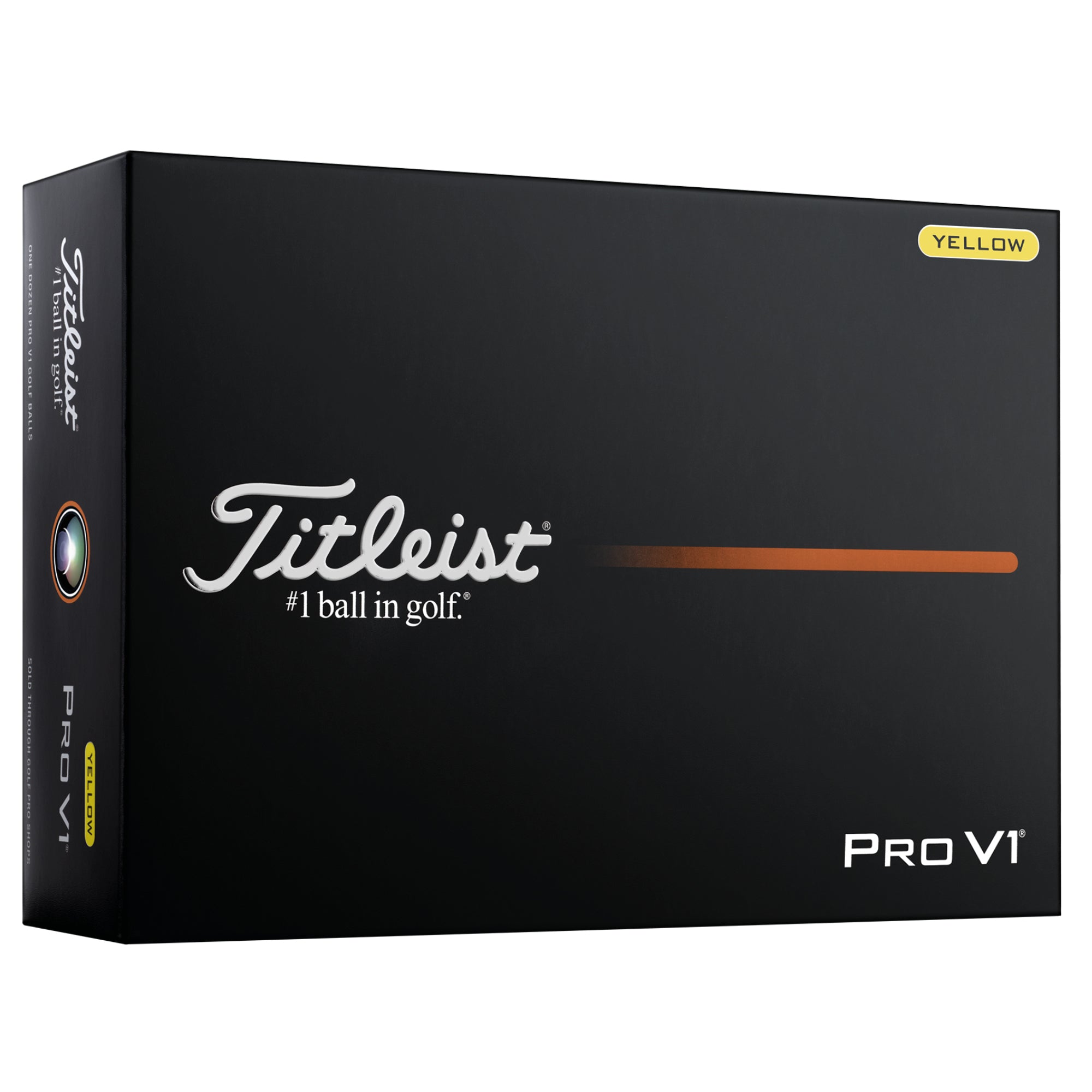 Titleist Pro V1 Golf Balls - Yellow