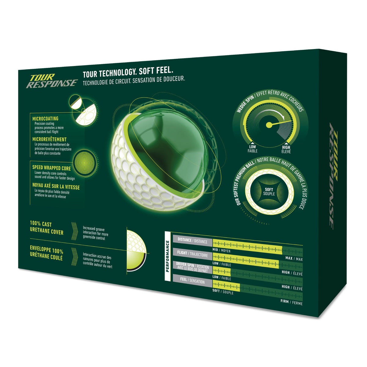 TaylorMade Tour Response Golf Balls - White