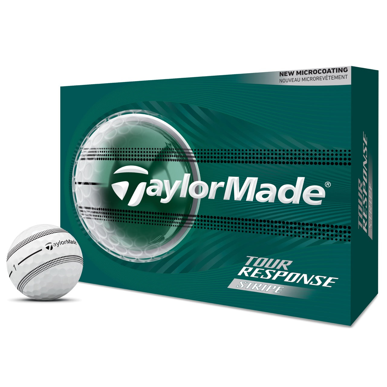 TaylorMade Tour Response Stripe 2箱セット TaylorMade Tour Response Stripe Golf Balls - Clear