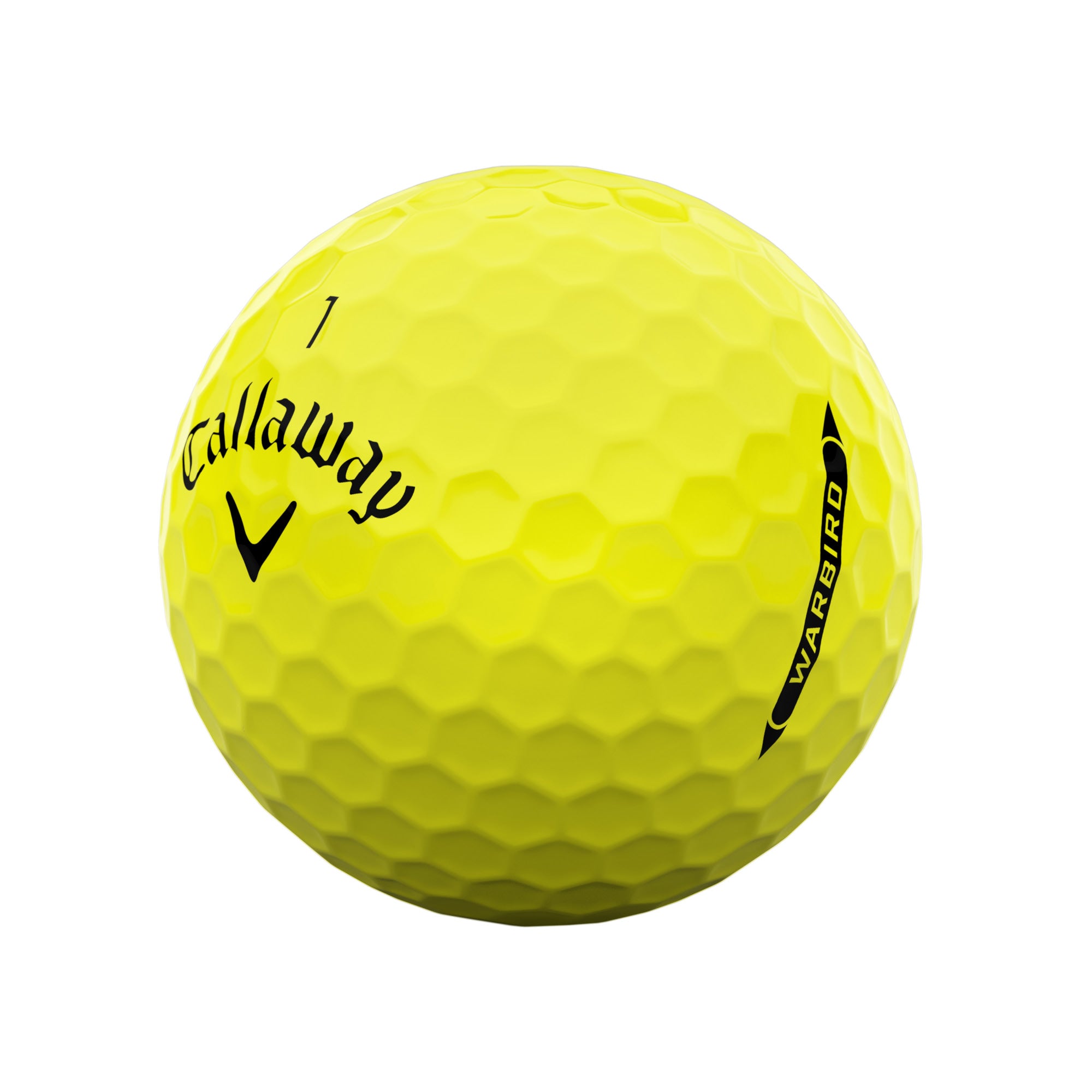 Callaway Warbird Distance+ Golf Balls - Yellow