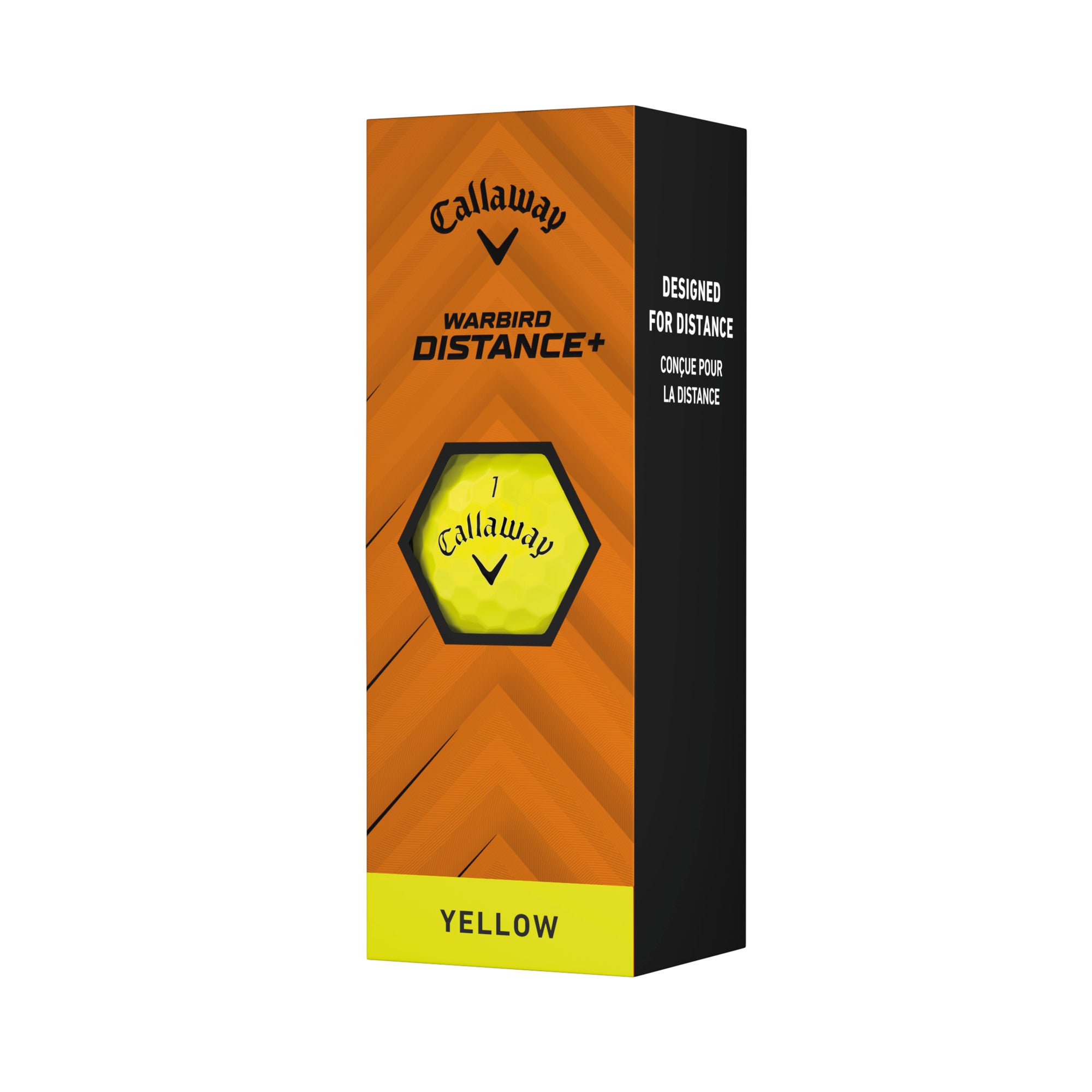 Callaway Warbird Distance+ Golf Balls - Yellow