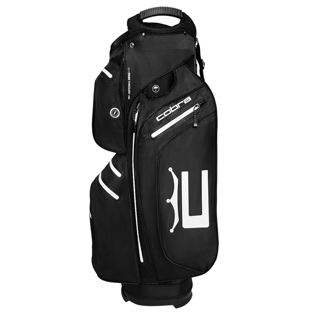Cobra Ace Waterproof Golf Cart Bag - Black & Black