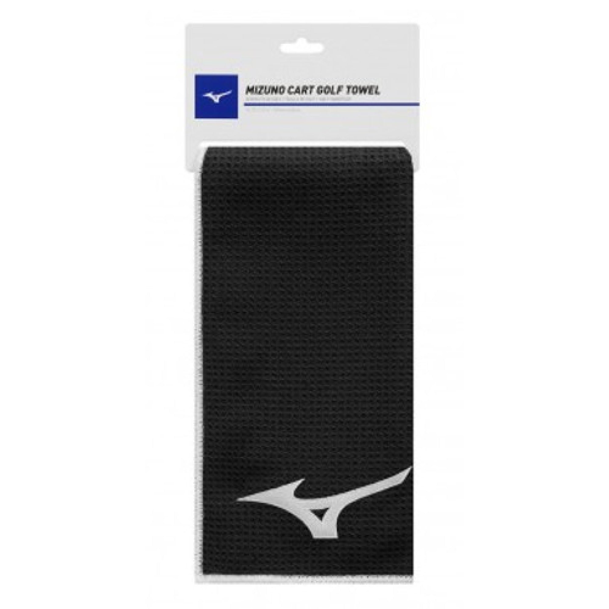 Mizuno Micro Fibre Cart Golf Towel - Black