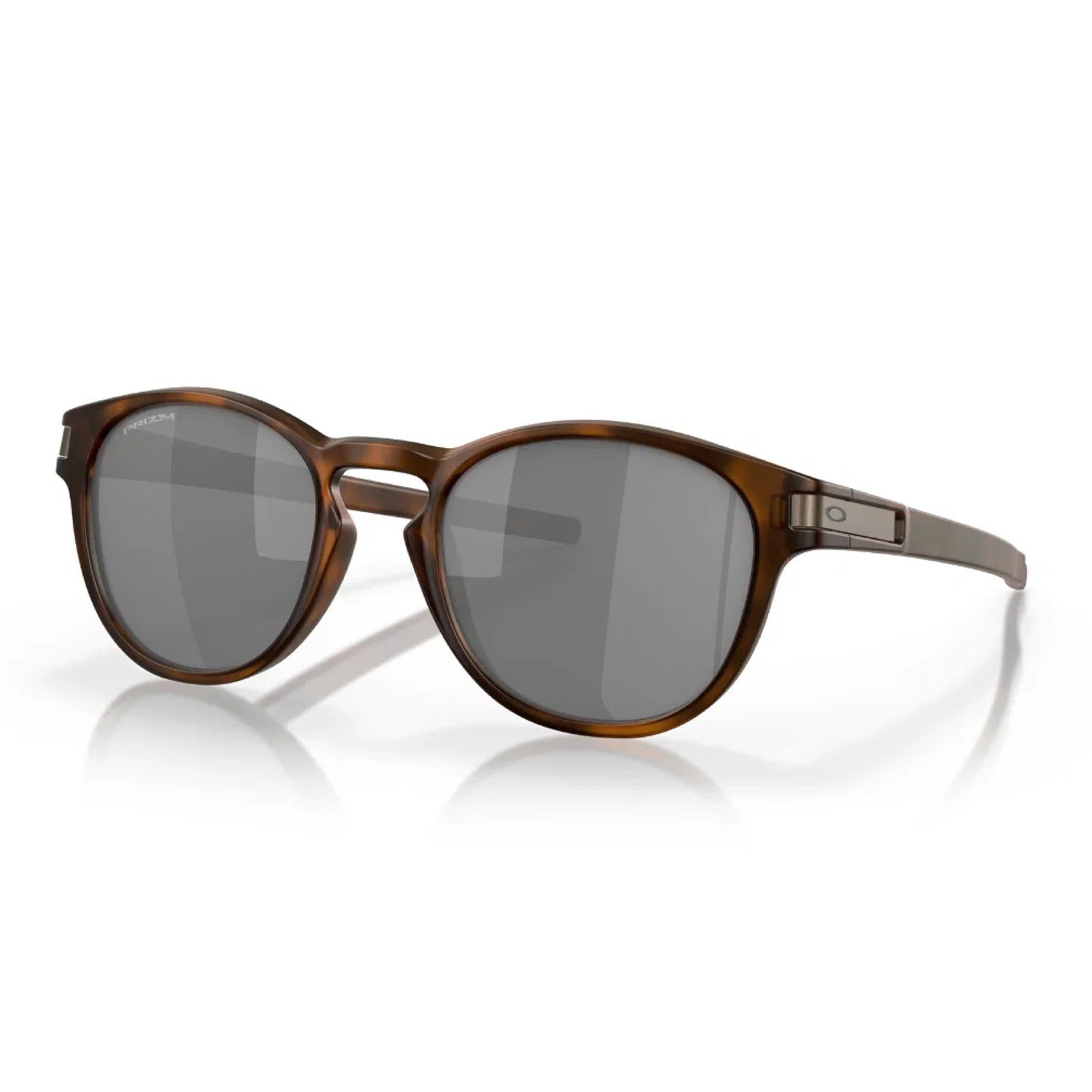 Oakley Latch Golf Sunglasses - Matte Brown Tortoise Frame with Prizm Black Lenses