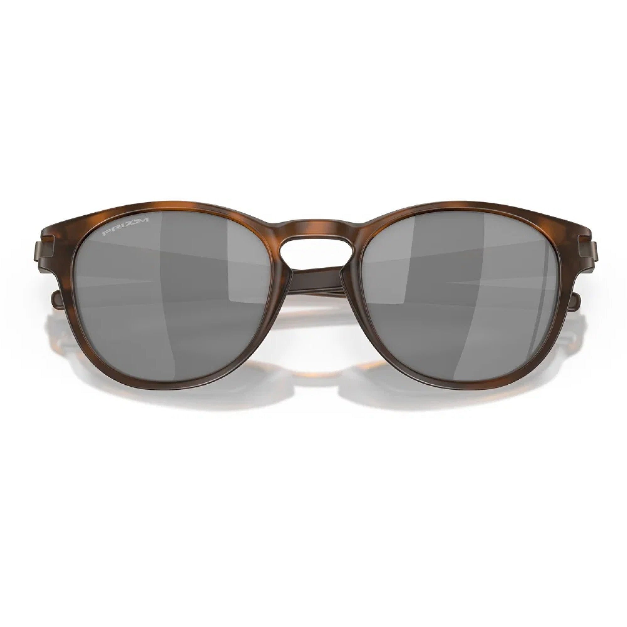 Oakley Latch Golf Sunglasses - Matte Brown Tortoise Frame with Prizm Black Lenses