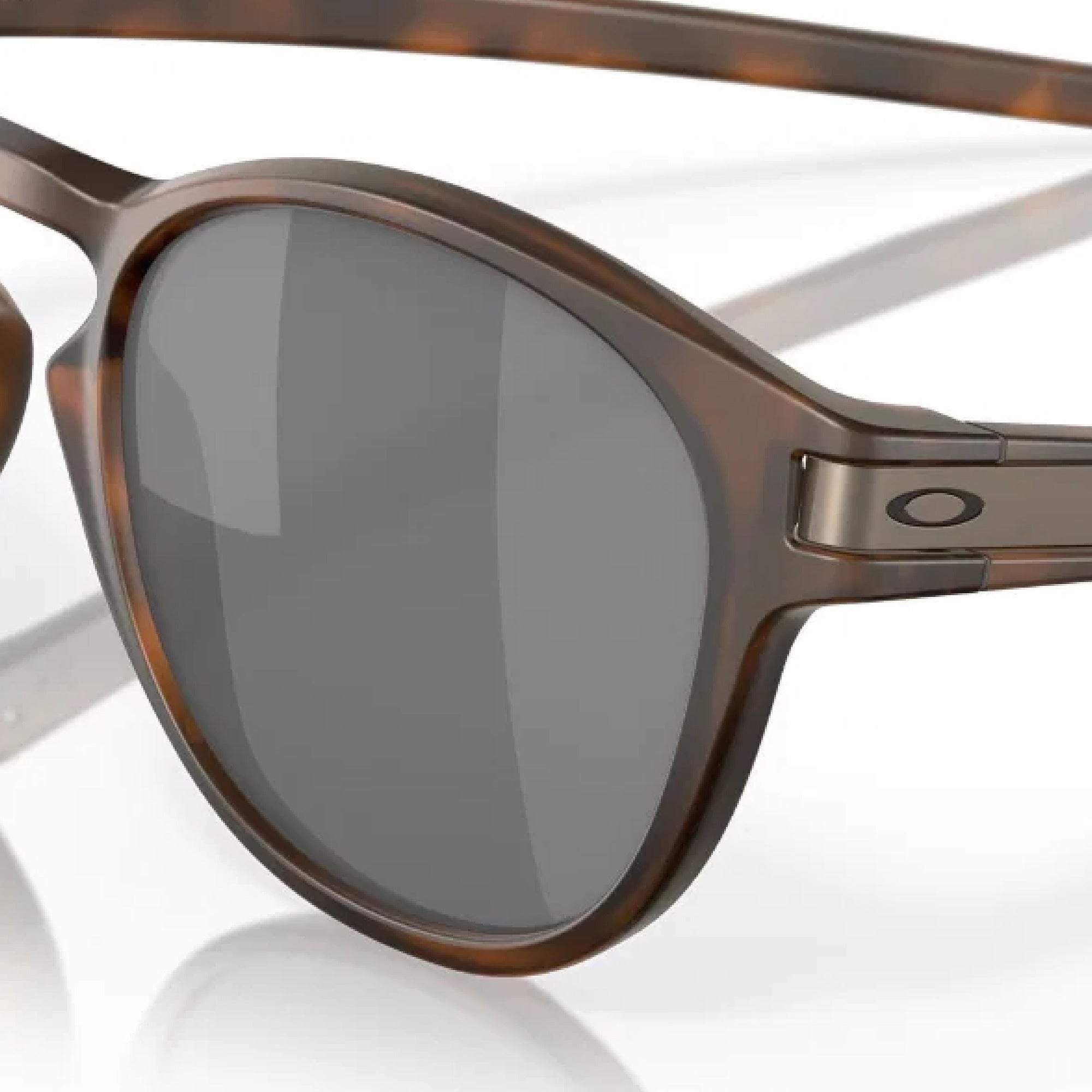 Oakley Latch Golf Sunglasses - Matte Brown Tortoise Frame with Prizm Black Lenses