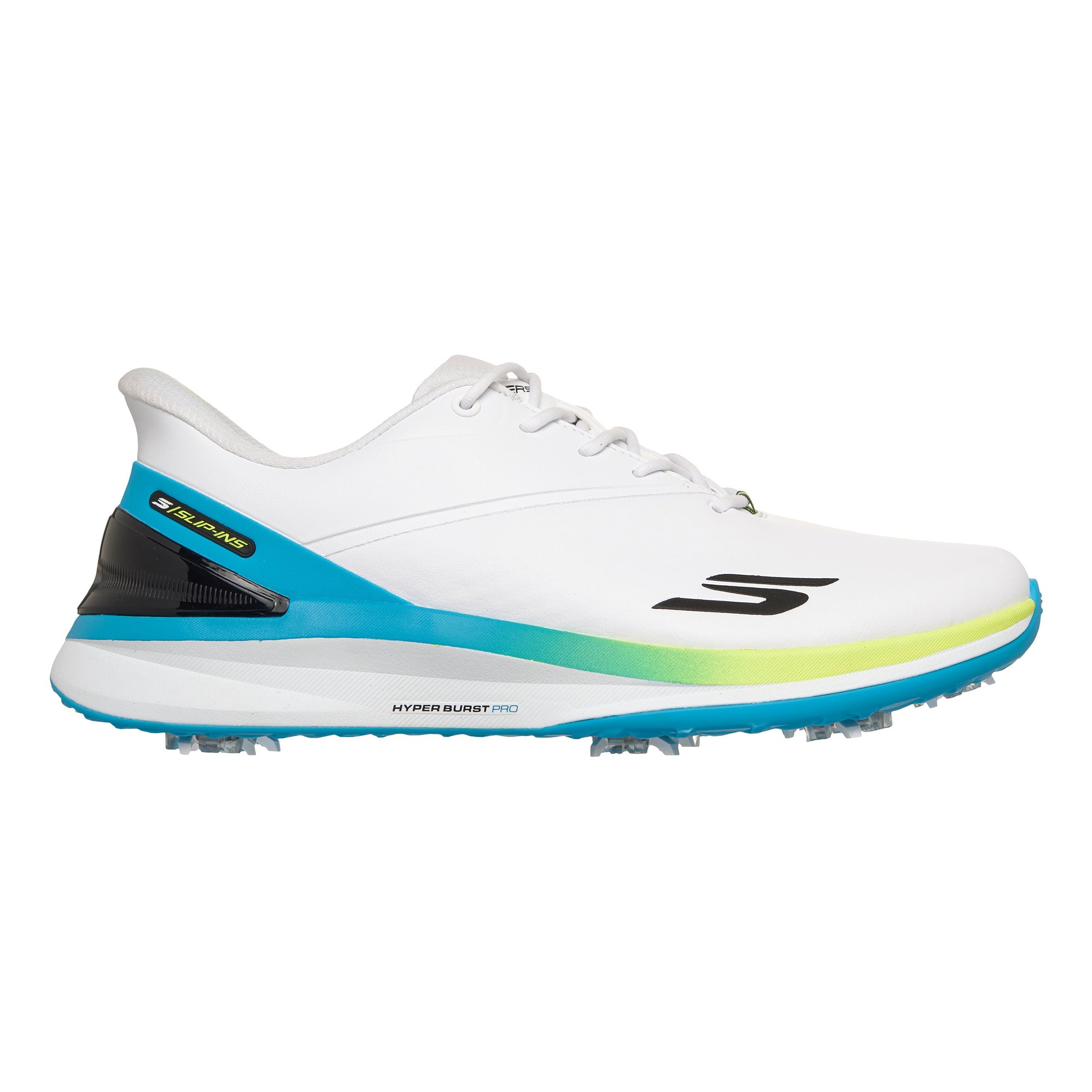 Skechers Men's Blade Tour Slip-Ins Spiked Golf Shoes - White, Black & Multi