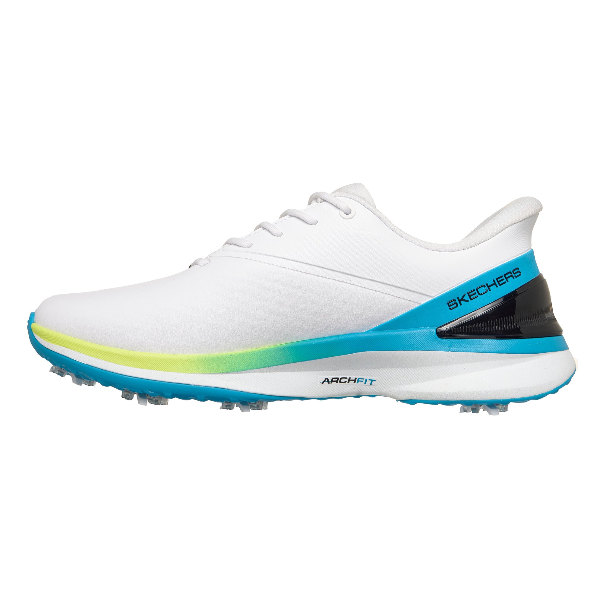 Skechers Men's Blade Tour Slip-Ins Spiked Golf Shoes - White, Black & Multi