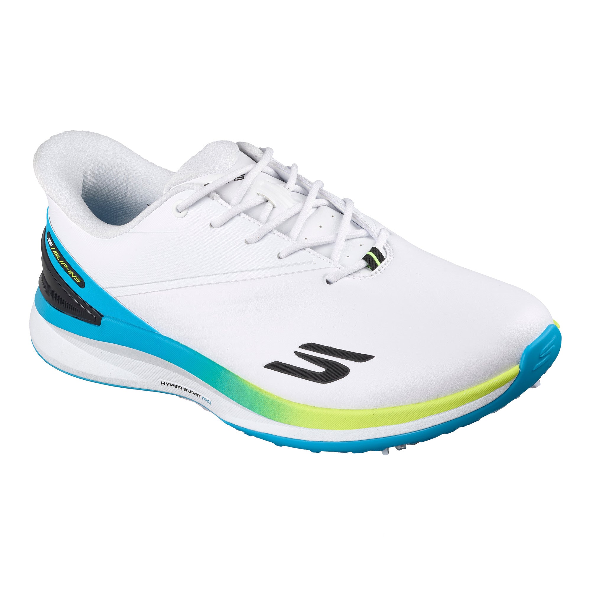 Skechers Men's Blade Tour Slip-Ins Spiked Golf Shoes - White, Black & Multi