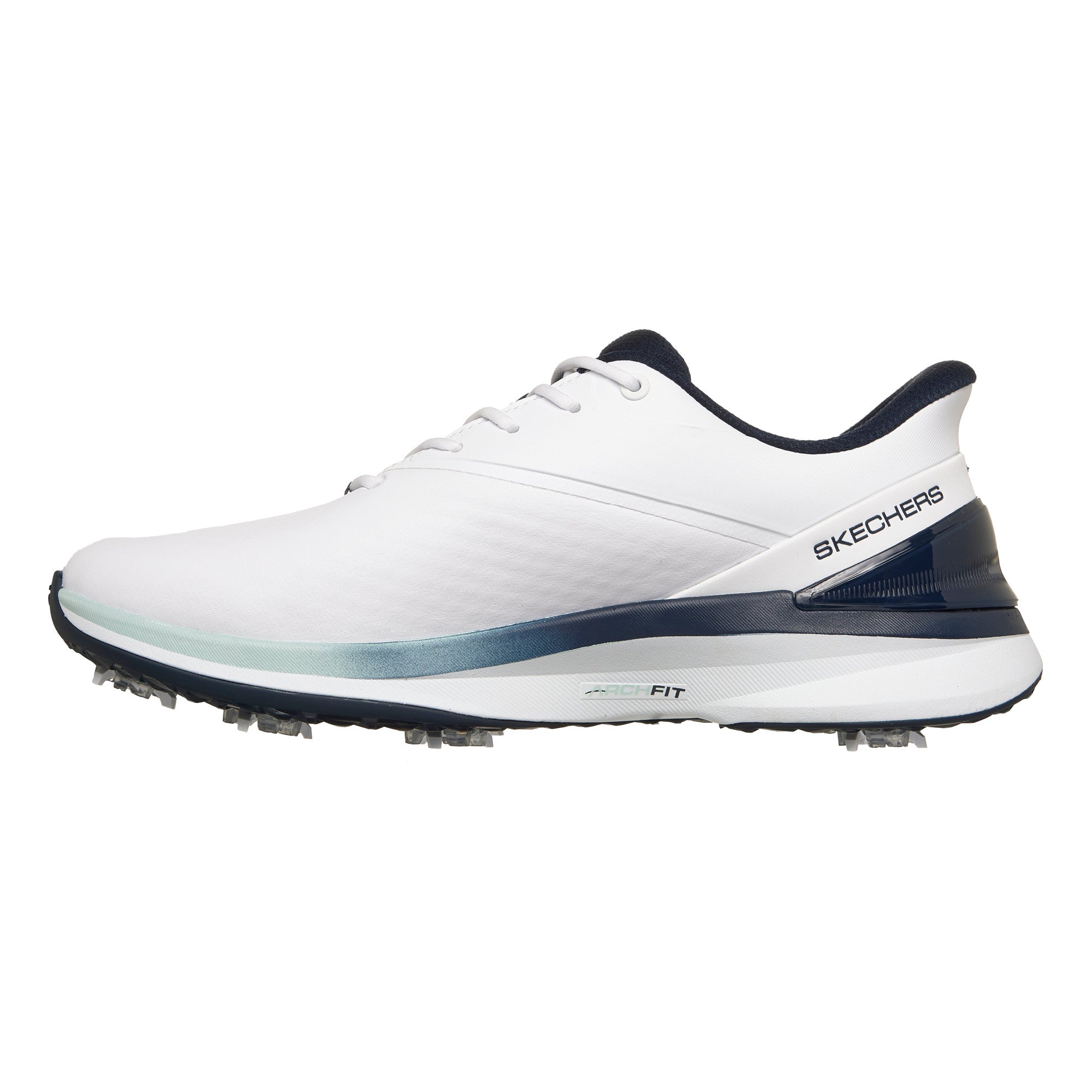Skechers Men's Blade Tour Slip-Ins Spiked Golf Shoes - White & Navy