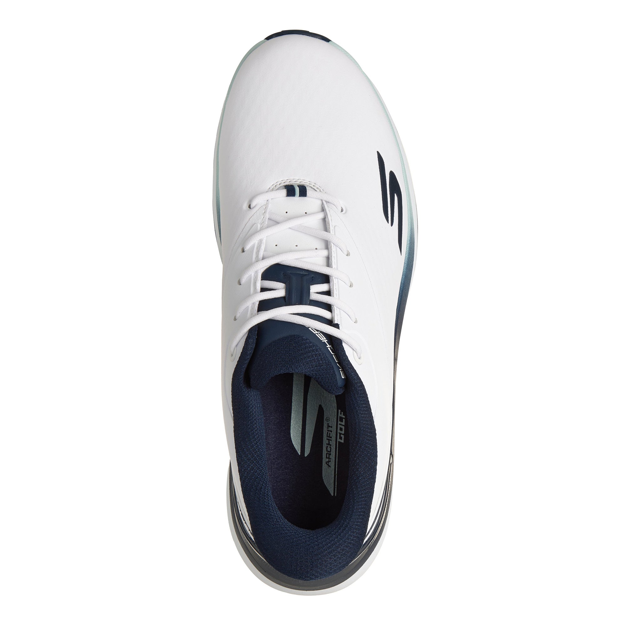 Skechers Men's Blade Tour Slip-Ins Spiked Golf Shoes - White & Navy