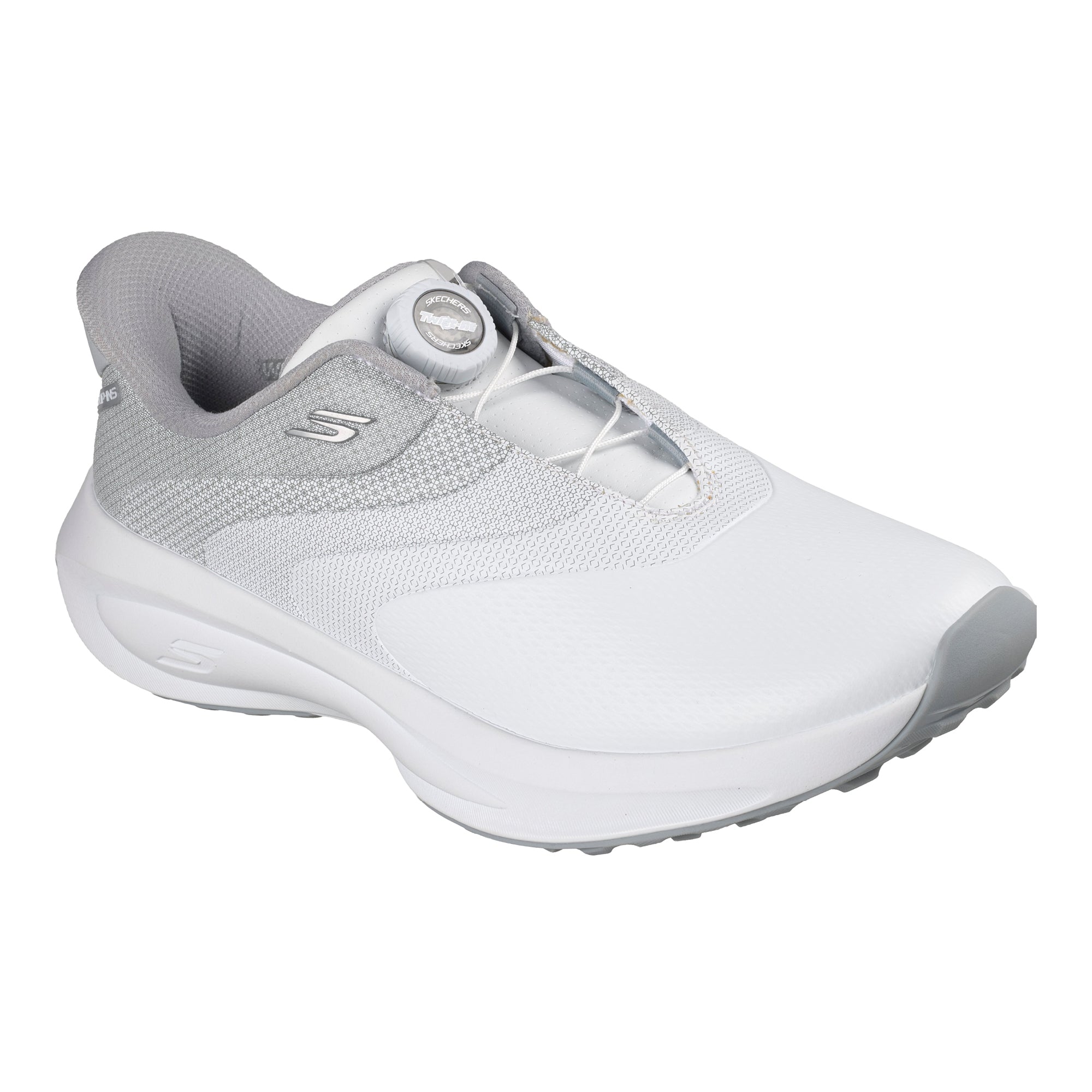 Skechers Men's Flow Twist-Fit Slip In Spikeless Golf Shoes - White