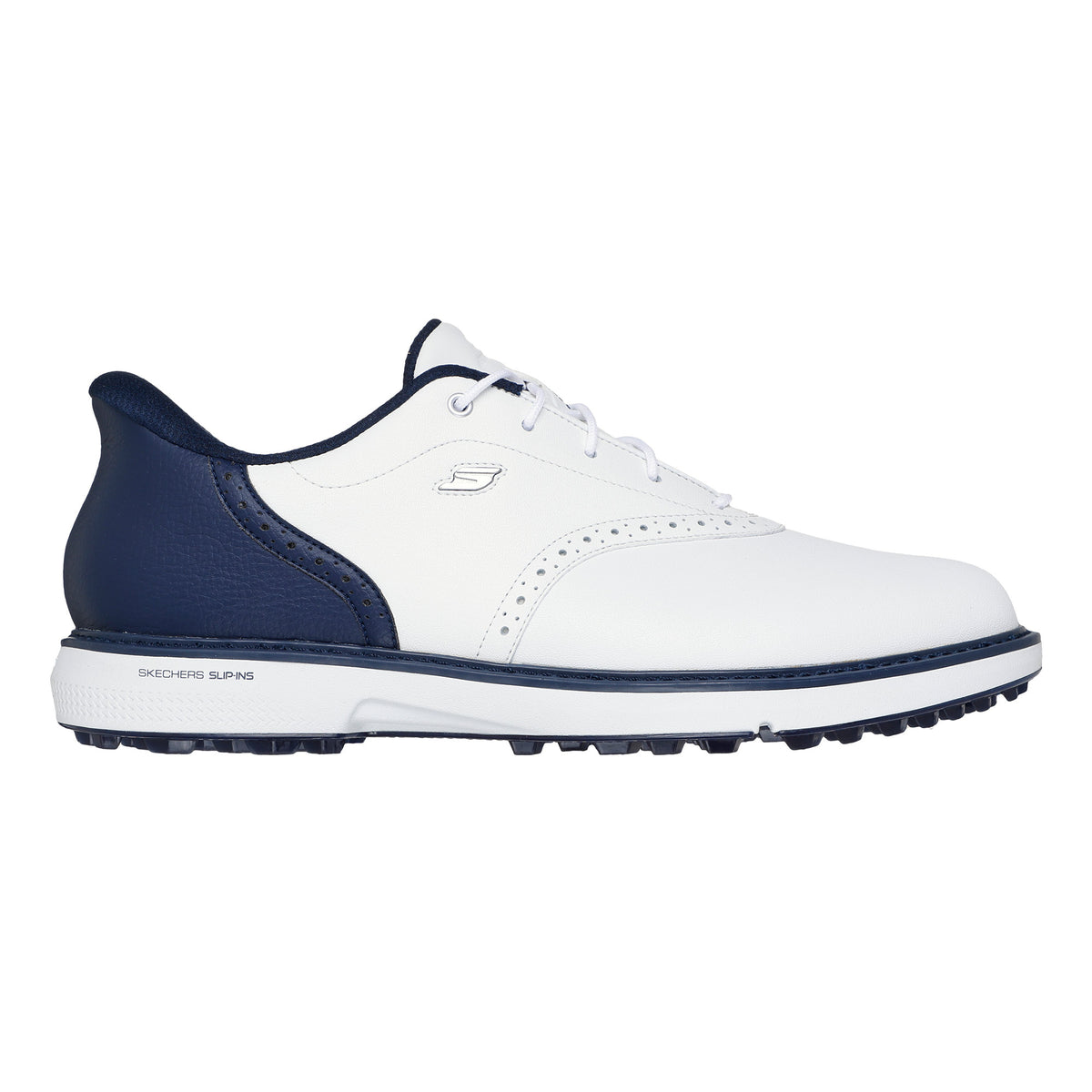 Skechers Men's Go Golf Prestige Spikeless Golf Shoes - White & Navy