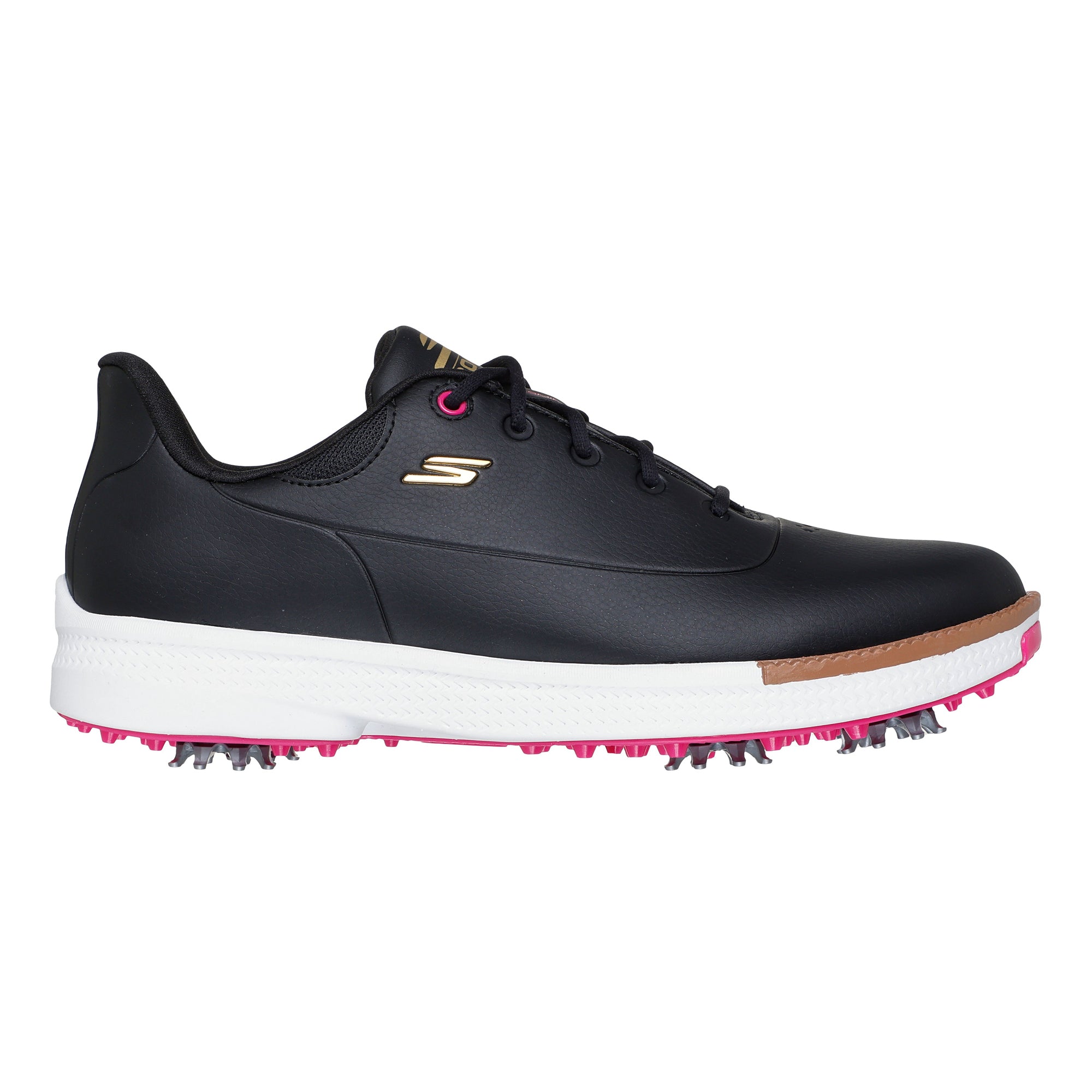 Skechers Women's Go Golf Jasmine 2 Spiked Golf Shoes - Black & Pink
