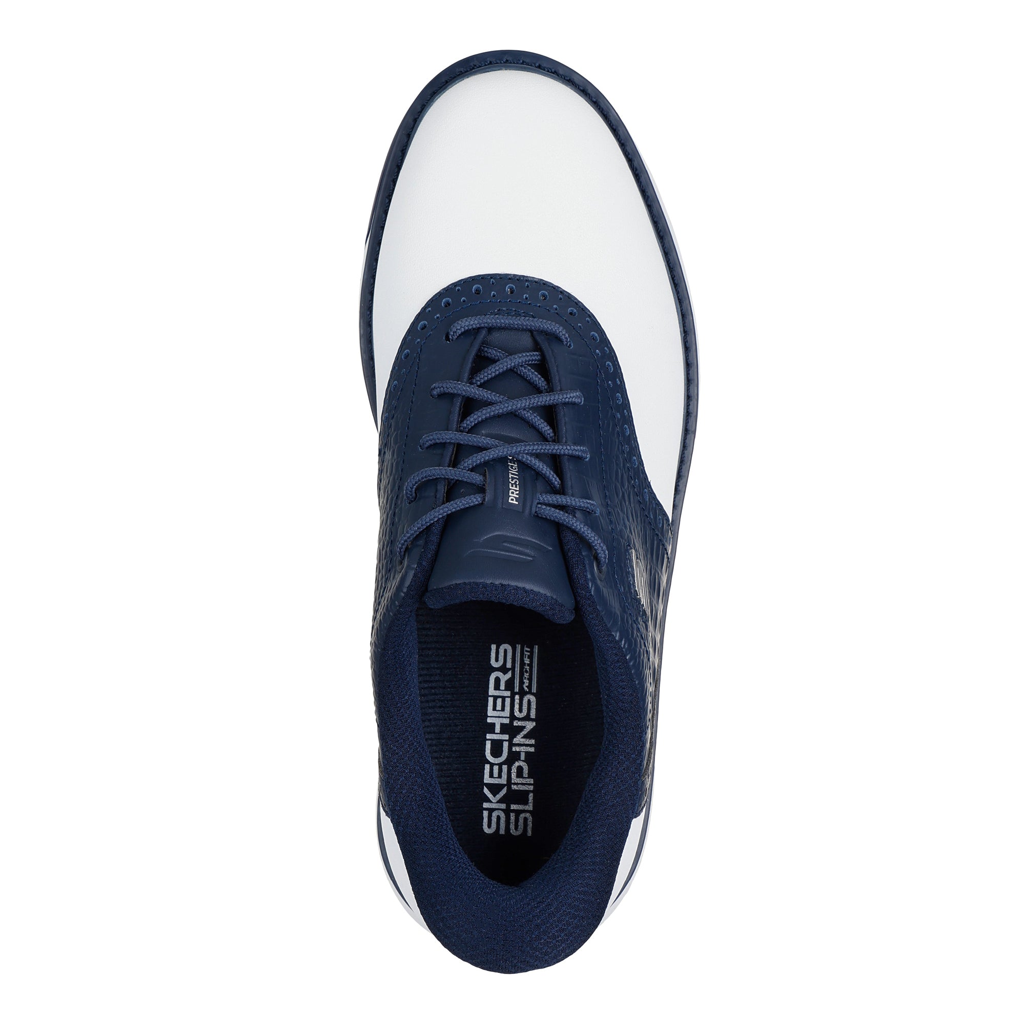 Skechers Women's Go Golf Prestige Spikeless Golf Shoes - White & Navy