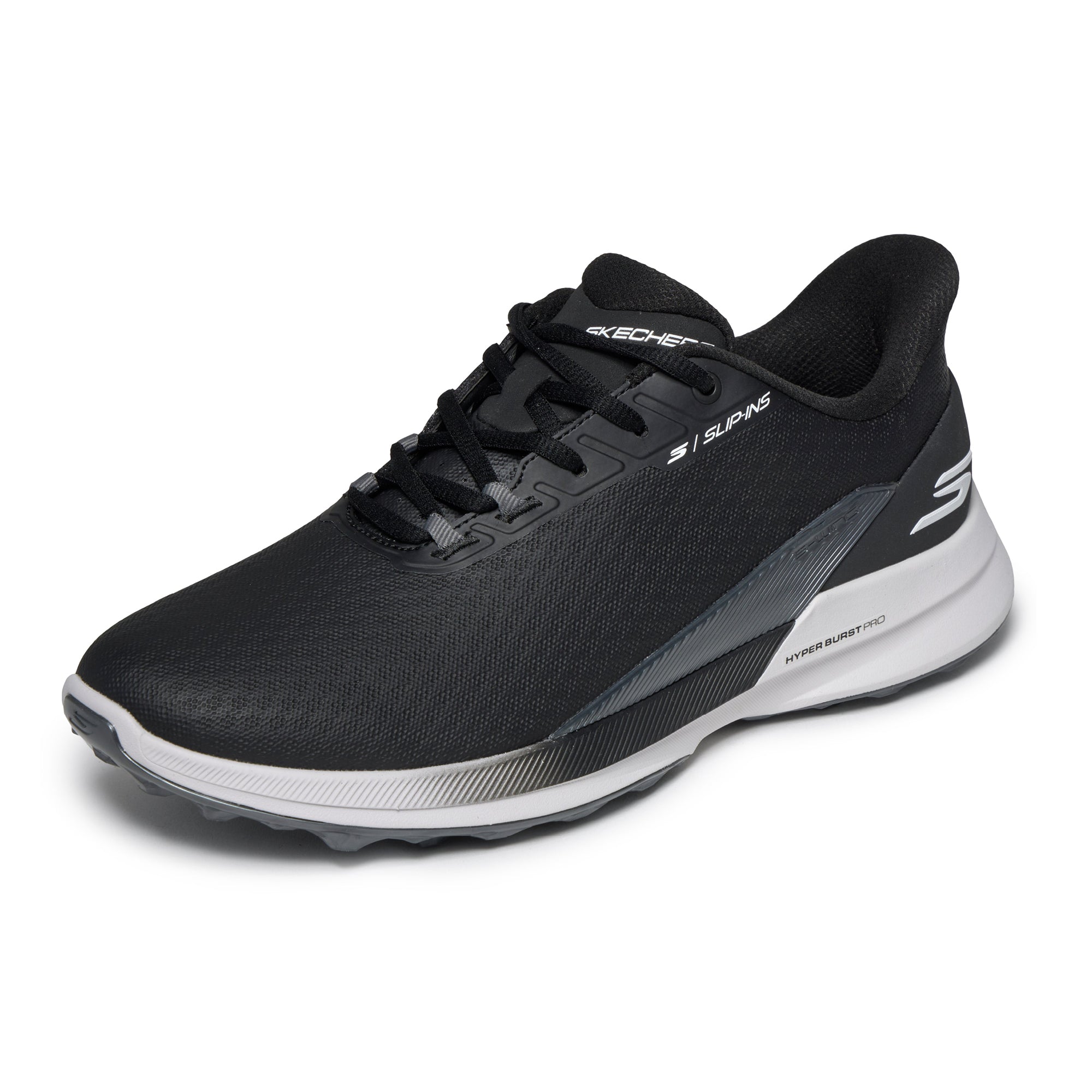 Skechers Men's Pure Slip-In Spikeless Golf Shoes - Black