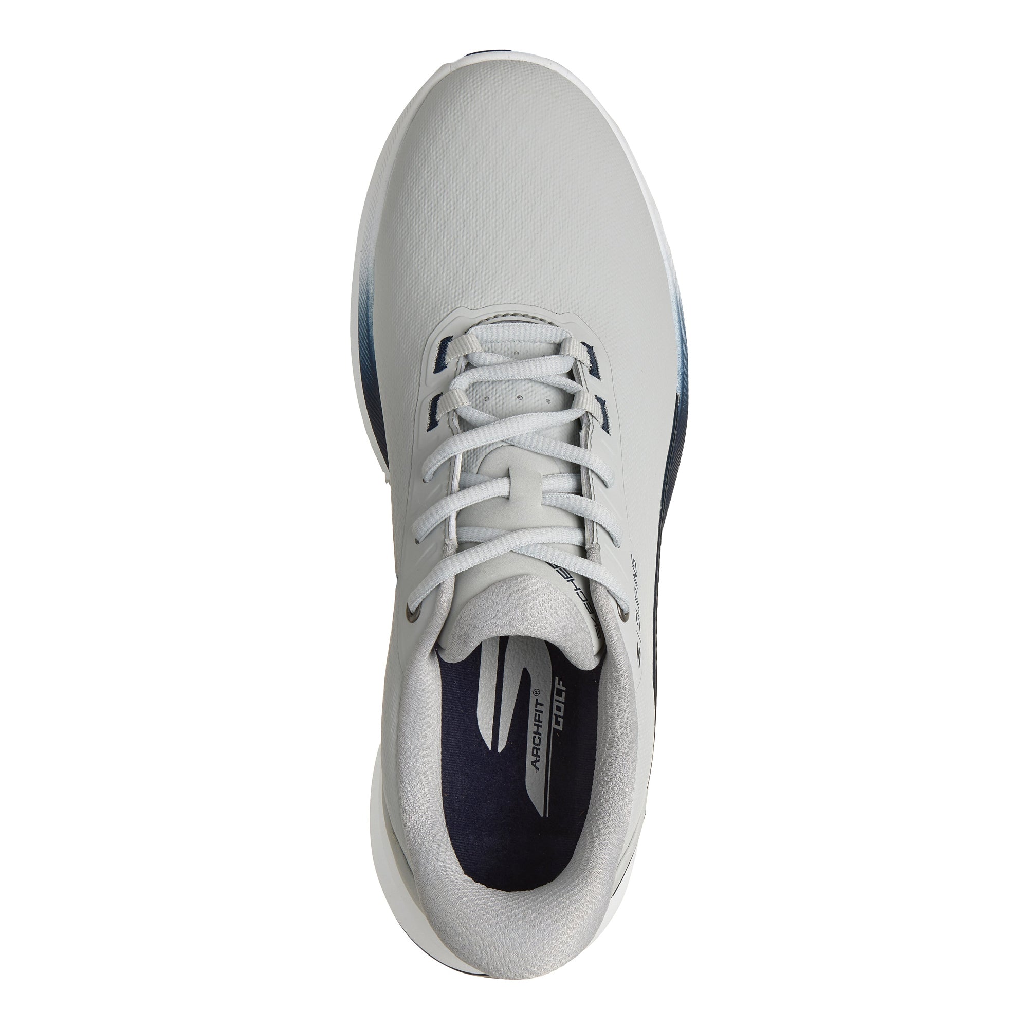 Skechers Men's Pure Slip-In Spikeless Golf Shoes - Grey & Navy