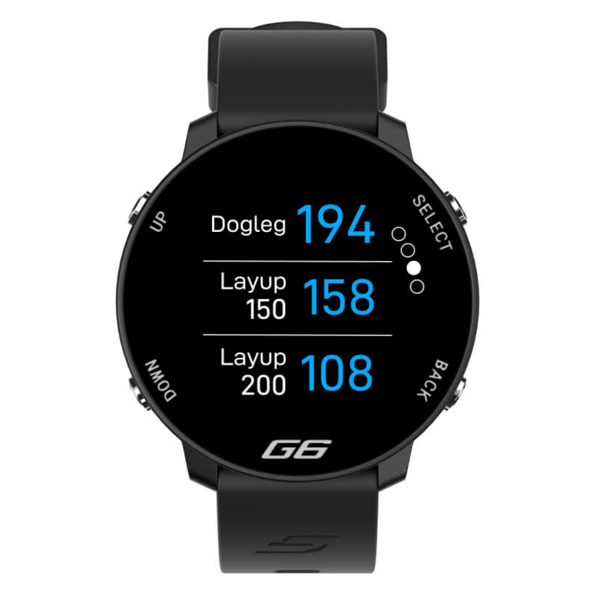 Shot Scope G6 GPS Watch - Black