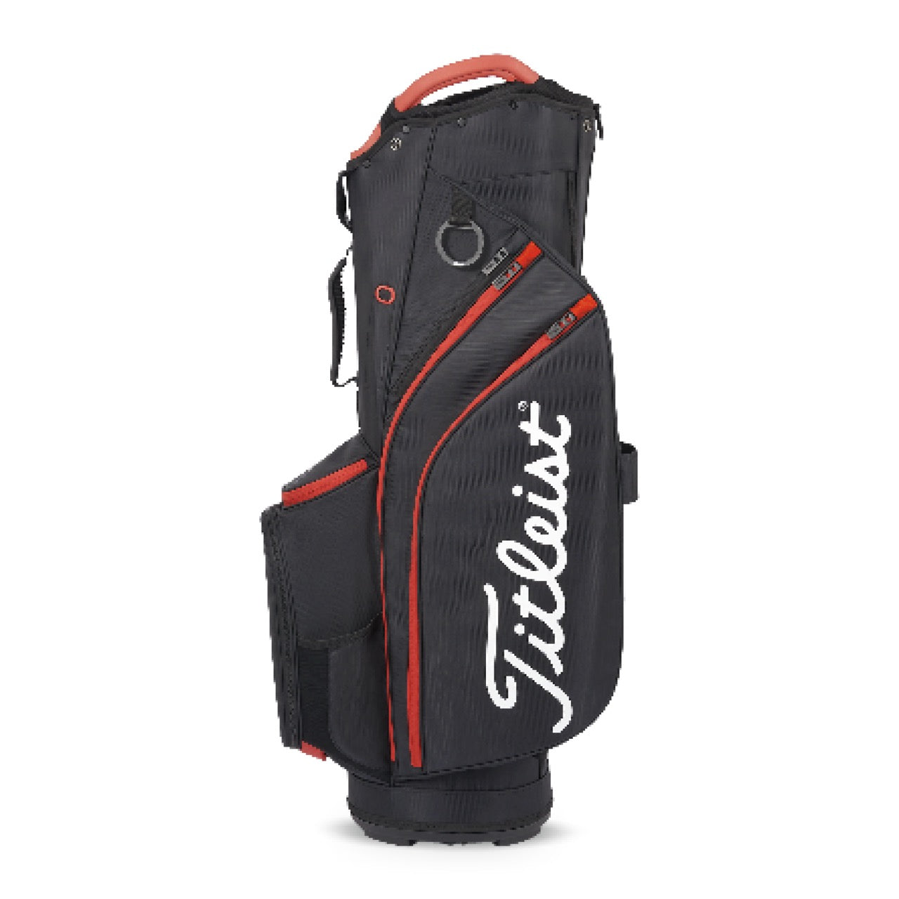 Titleist Cart 14 Lightweight Golf Cart Bag - Black, Black & Red