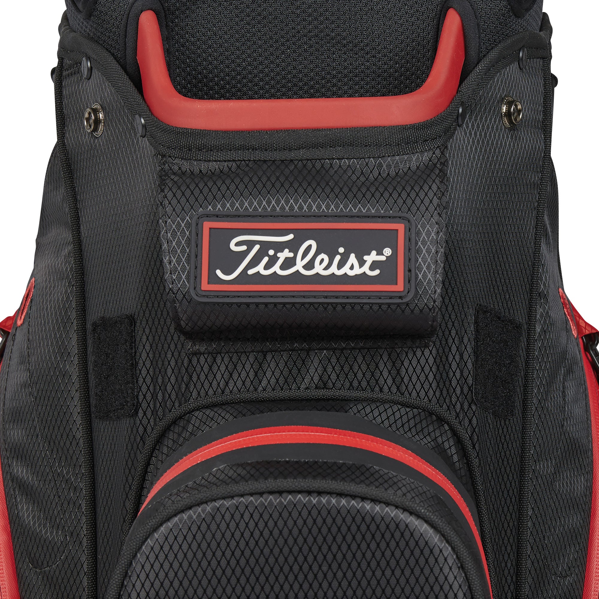 Titleist Cart 14 Stadry Golf Cart Bag - Black, Black & Red