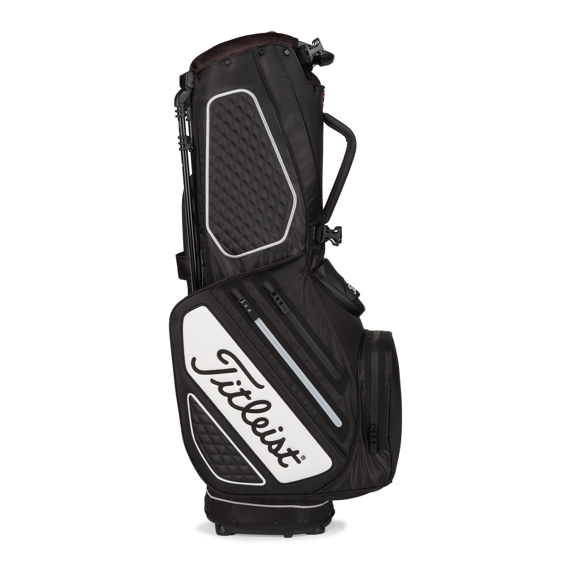 Titleist Premium StaDry Golf Stand Bag - Black & White