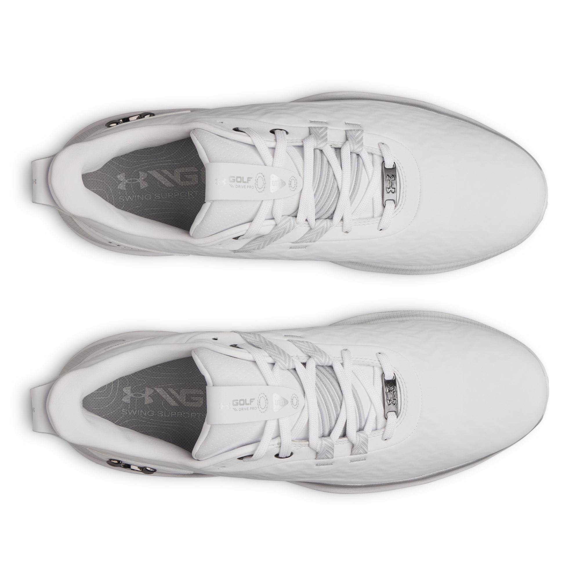 Under Armour Drive Pro Clone Spiked Golf Shoes - White