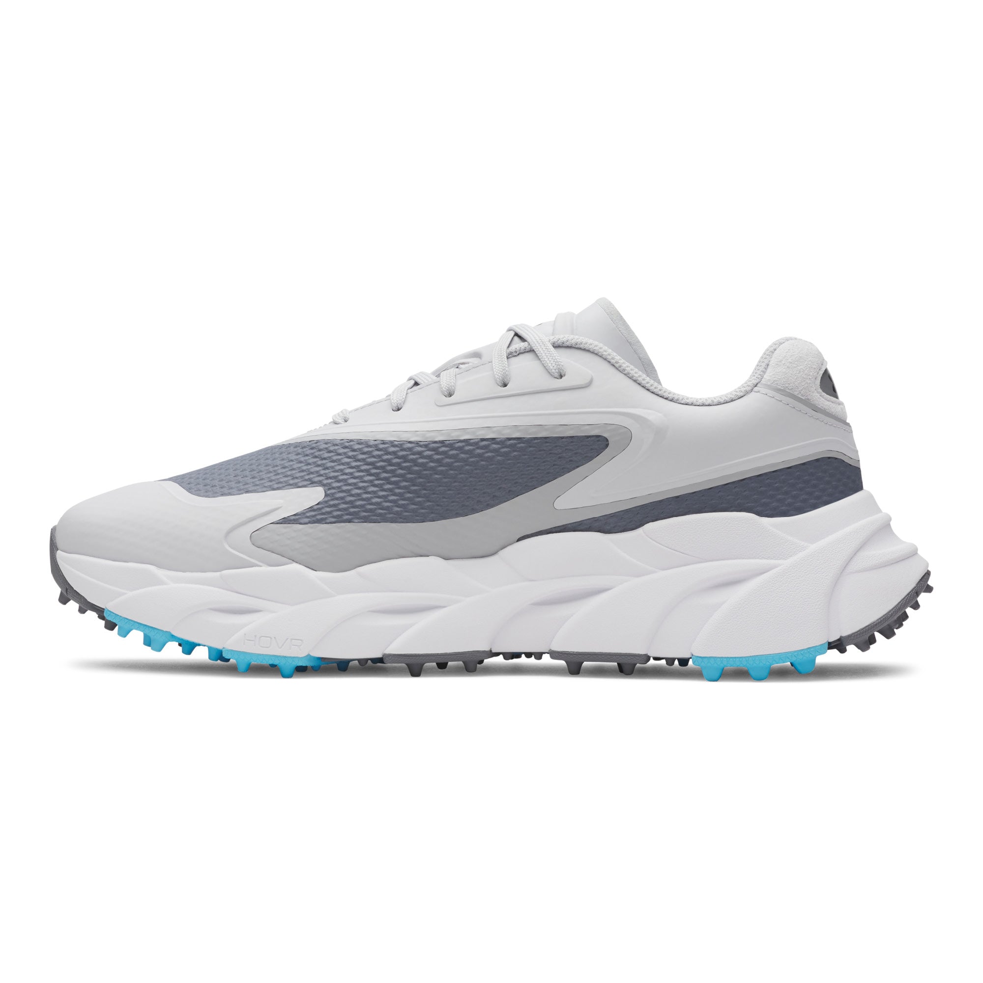 Under Armour Halo Hybrid Spikeless Golf Shoes - Halo Grey, Halo Grey & Metallic Black