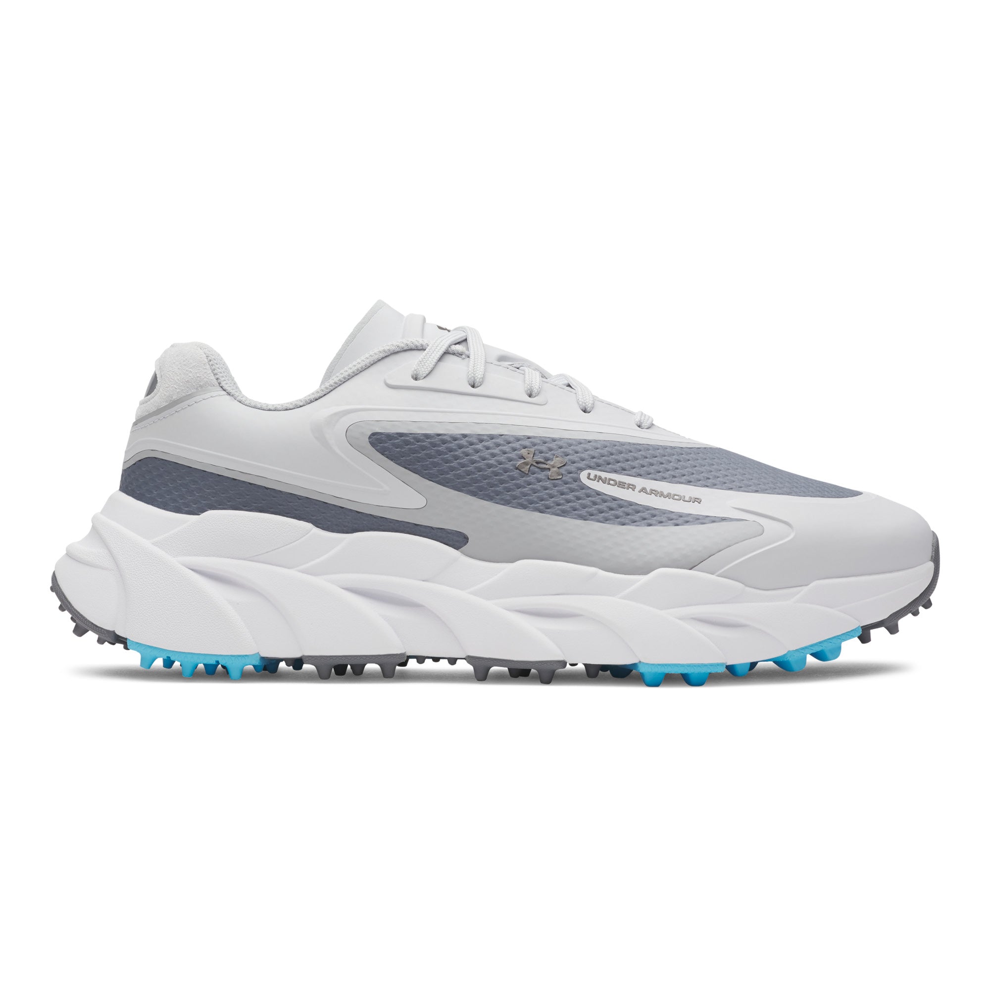 Under Armour Halo Hybrid Spikeless Golf Shoes - Halo Grey, Halo Grey & Metallic Black