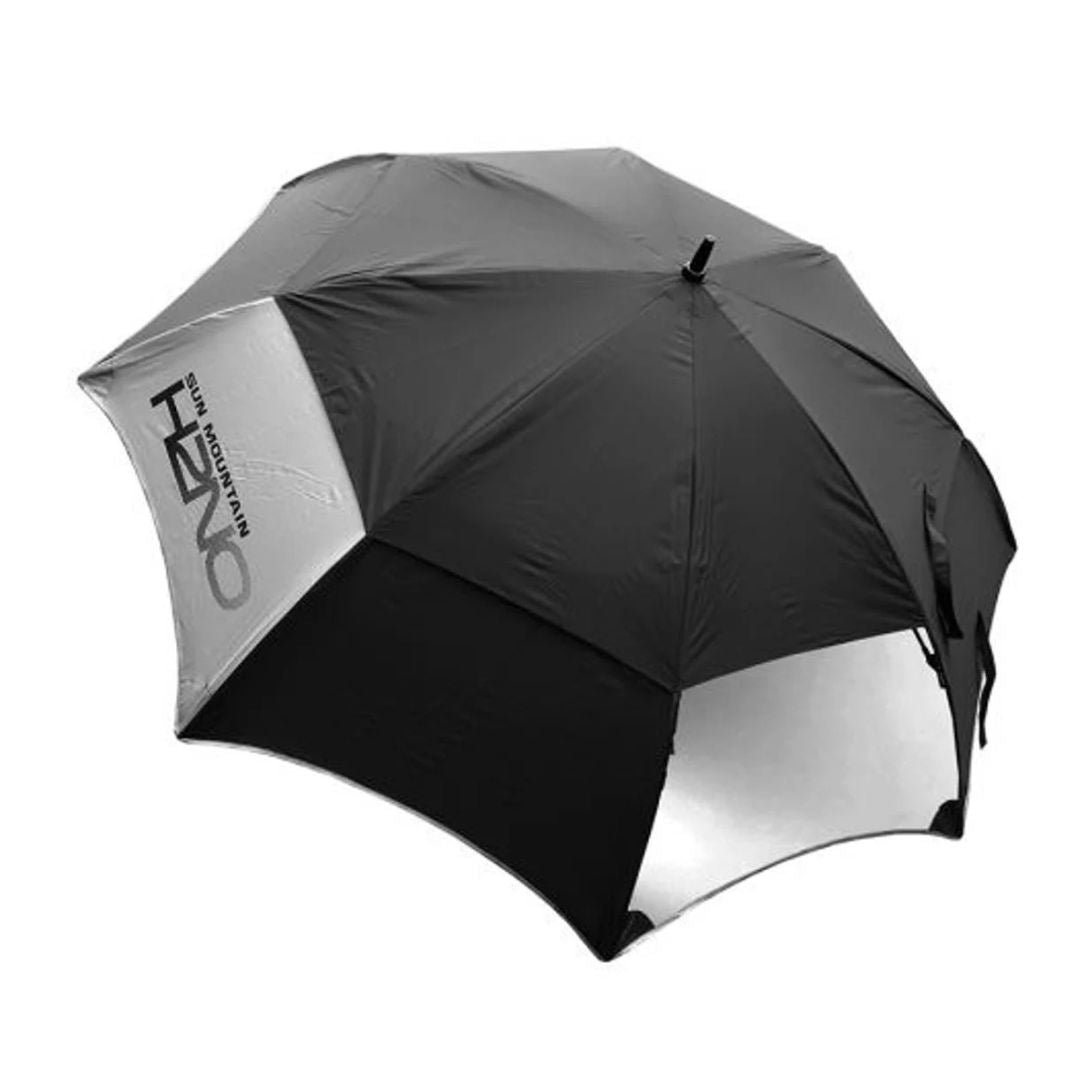 Sun Mountain H2NO Vision Dual Canopy & Dual Window Golf Umbrella - Black