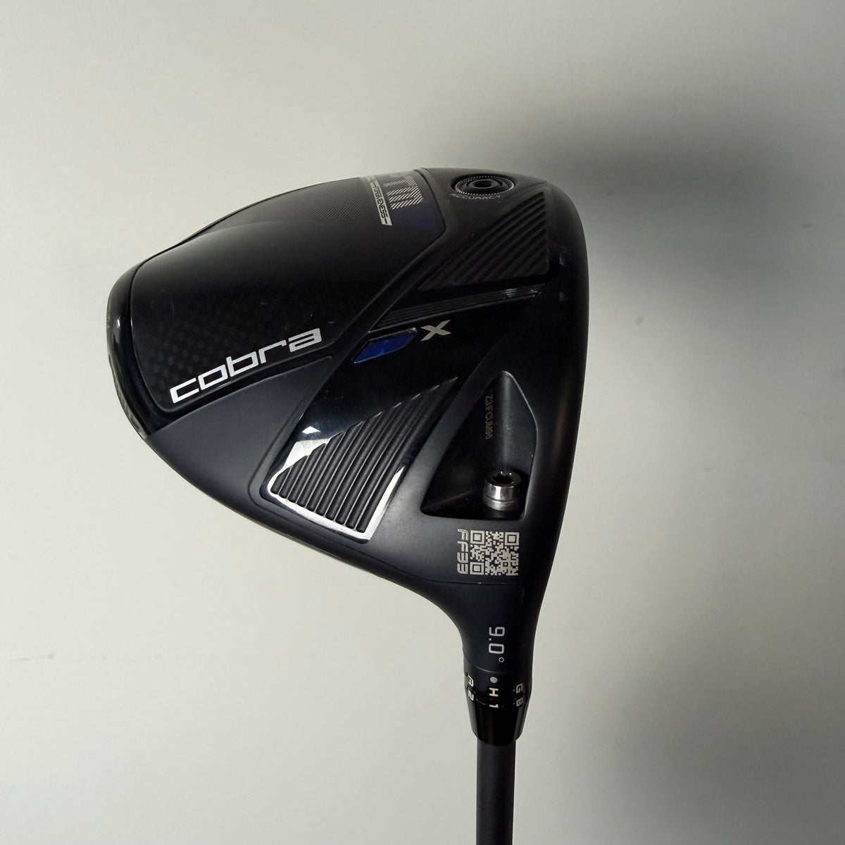 Cobra OTPM X Driver - 9 Degree - Project X Denali Frost Silver 60g X-Stiff 6.5 - Golf Pride Z-Cord