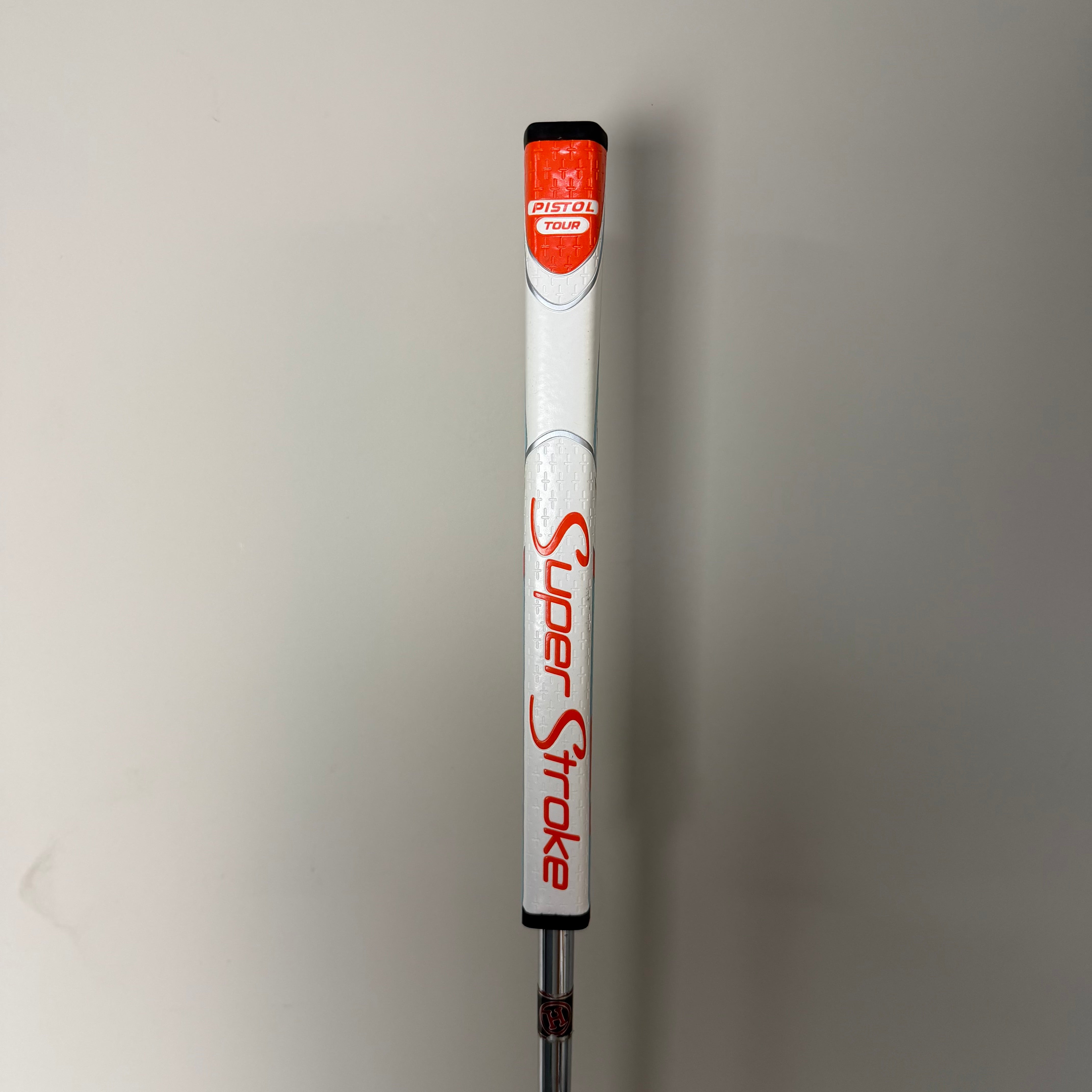Scotty Cameron Select Golo 5s Putter - Scotty Cameron Steel Shaft - Superstroke Pistol Tour White Blue & Orange Grip
