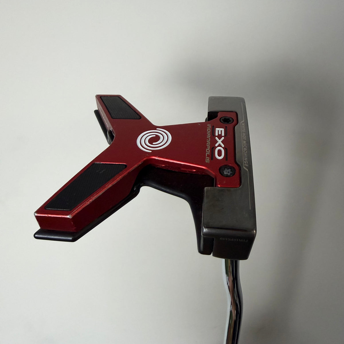 Odyssey White Hot Microhinge Exo Indianapolis Putter - Odyssey Stroke Lab Shaft - Odyssey Stroke Lab Midsize Grip