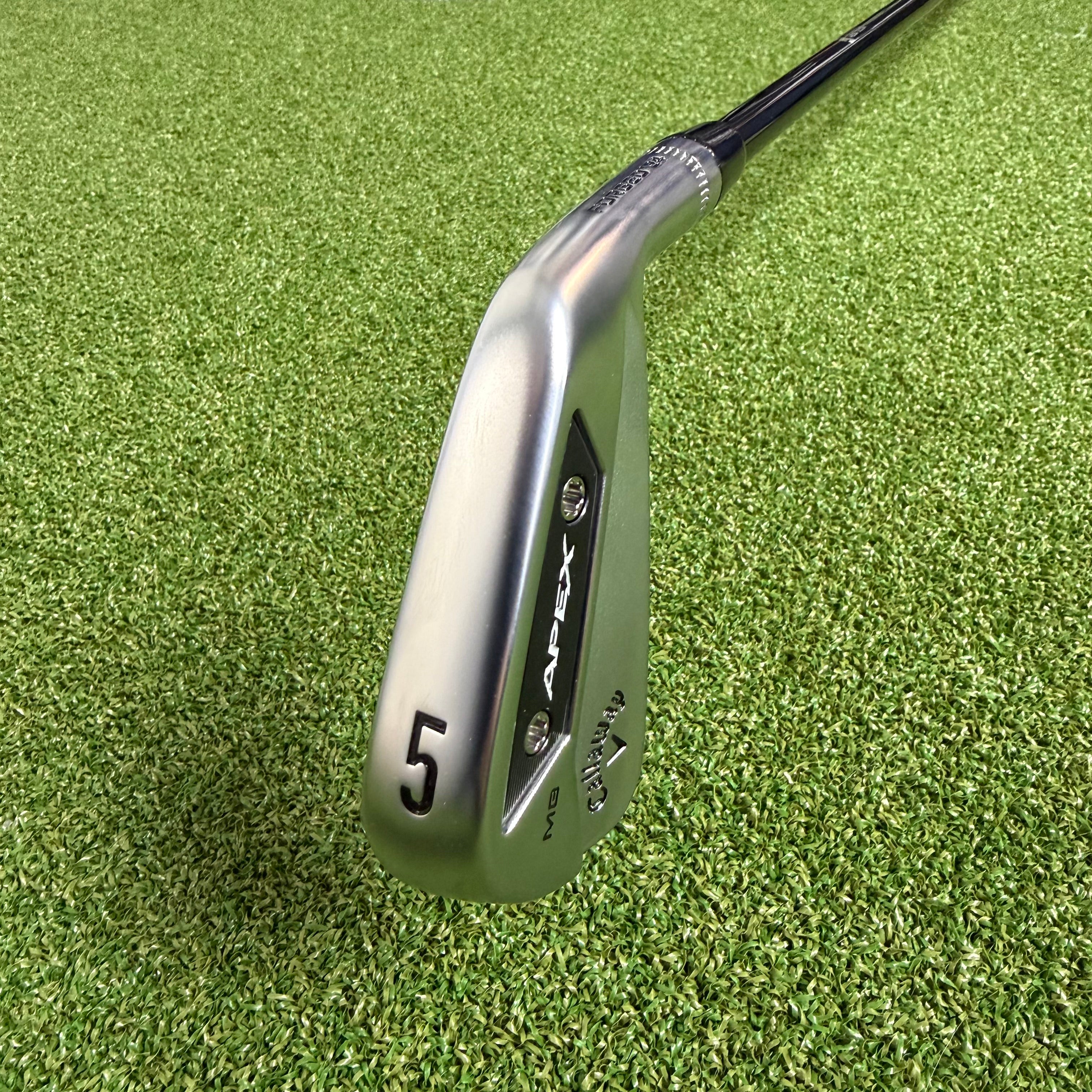 Callaway Apex MB 5 Iron - Single 5 Iron - Mitsubishi MMT 85 Regular - Golf Pride CPX Grip