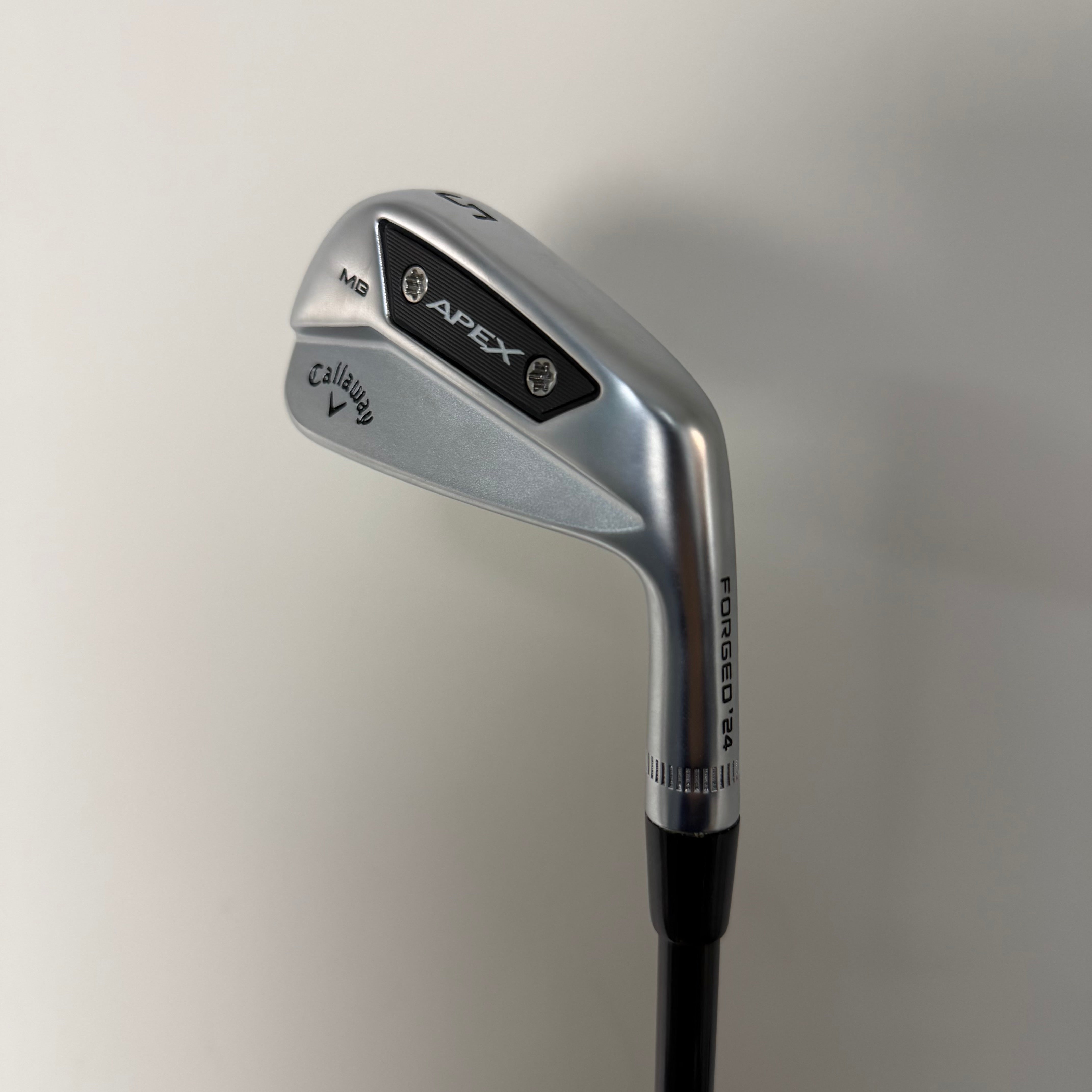 Callaway Apex MB 5 Iron - Single 5 Iron - Mitsubishi MMT 85 Regular - Golf Pride CPX Grip