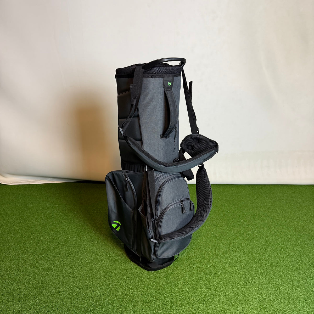 Taylormade Flextech Crossover Stand Bag - Grey & Neon Green (Pre-Owned)