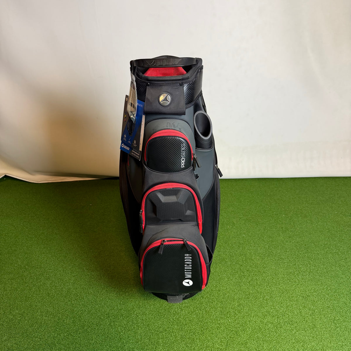 Motocaddy Pro Series Cart Bag - Charcoal & Red (Pre-Owned)