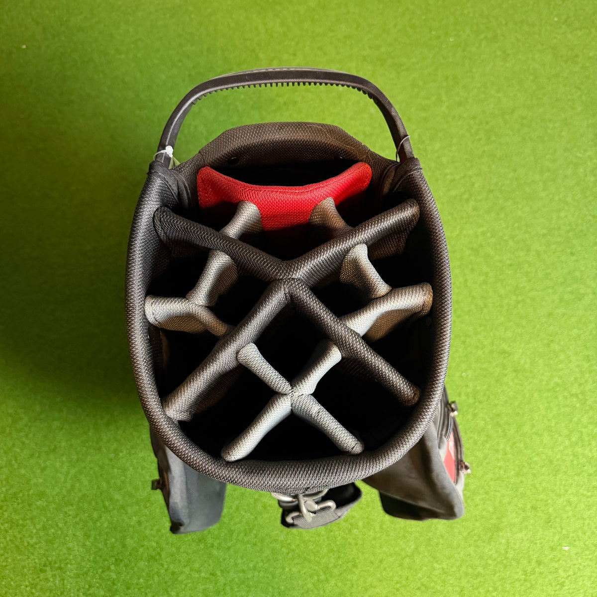 Motocaddy Pro Series Cart Bag - Charcoal & Red (Pre-Owned)
