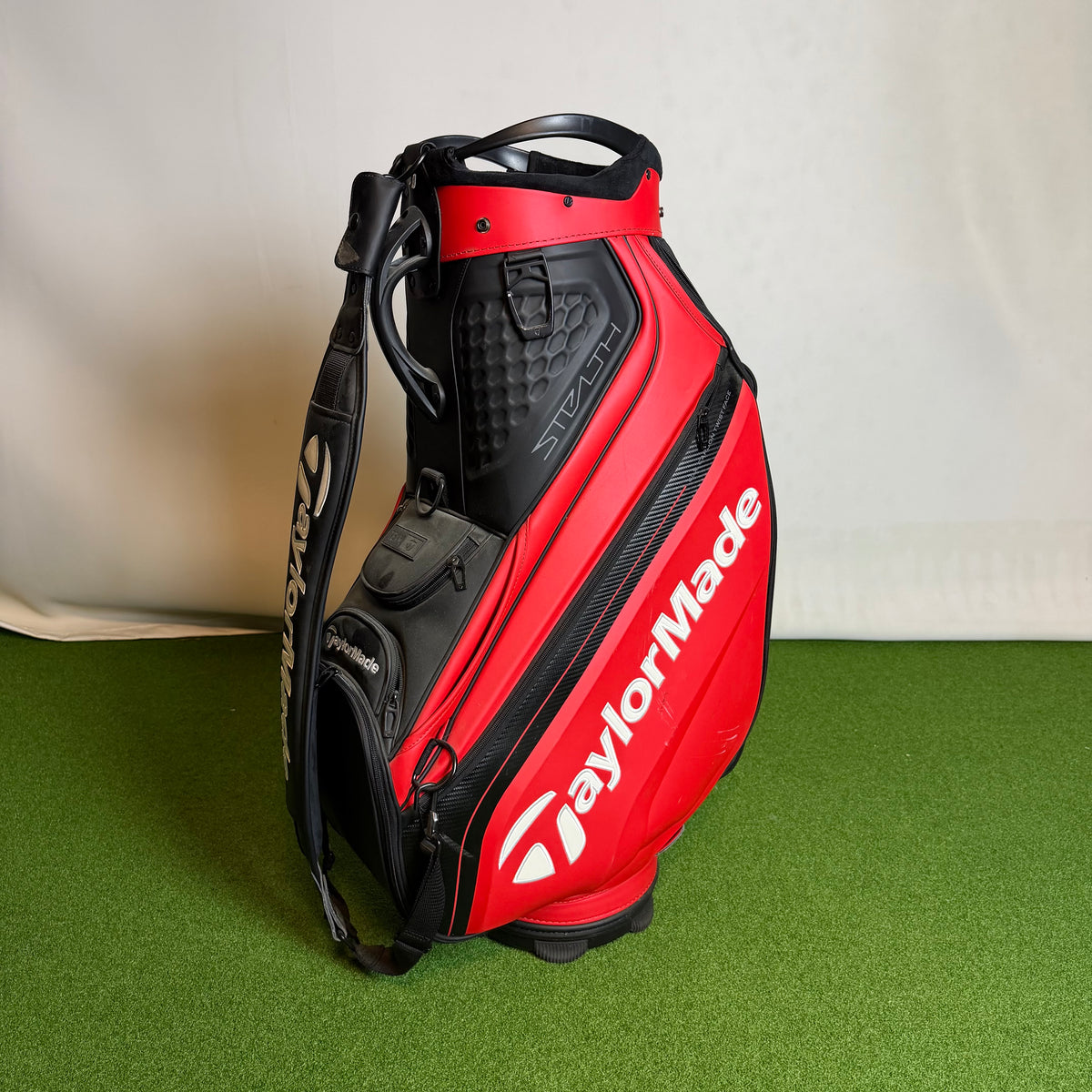 Taylormade Stealth Tour Staff Bag - Red & Black (Pre-Owned)