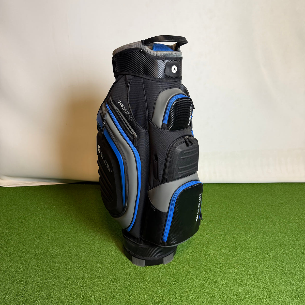 Motocaddy Pro Series Cart Bag - Charcoal & Blue (Pre-Owned)