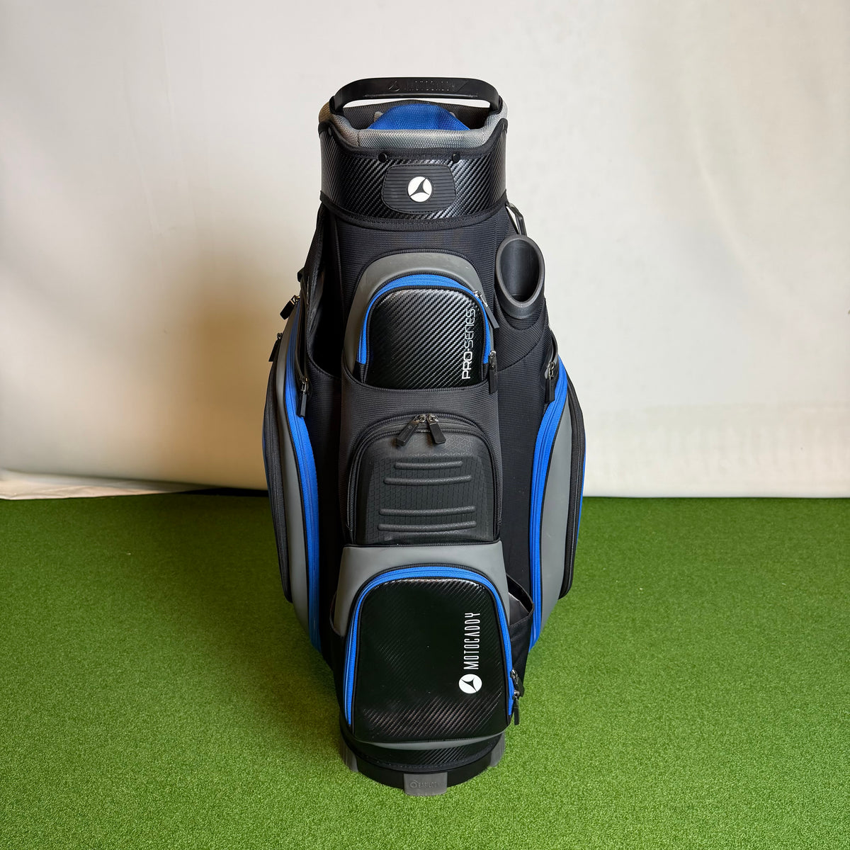 Motocaddy Pro Series Cart Bag - Charcoal & Blue (Pre-Owned)