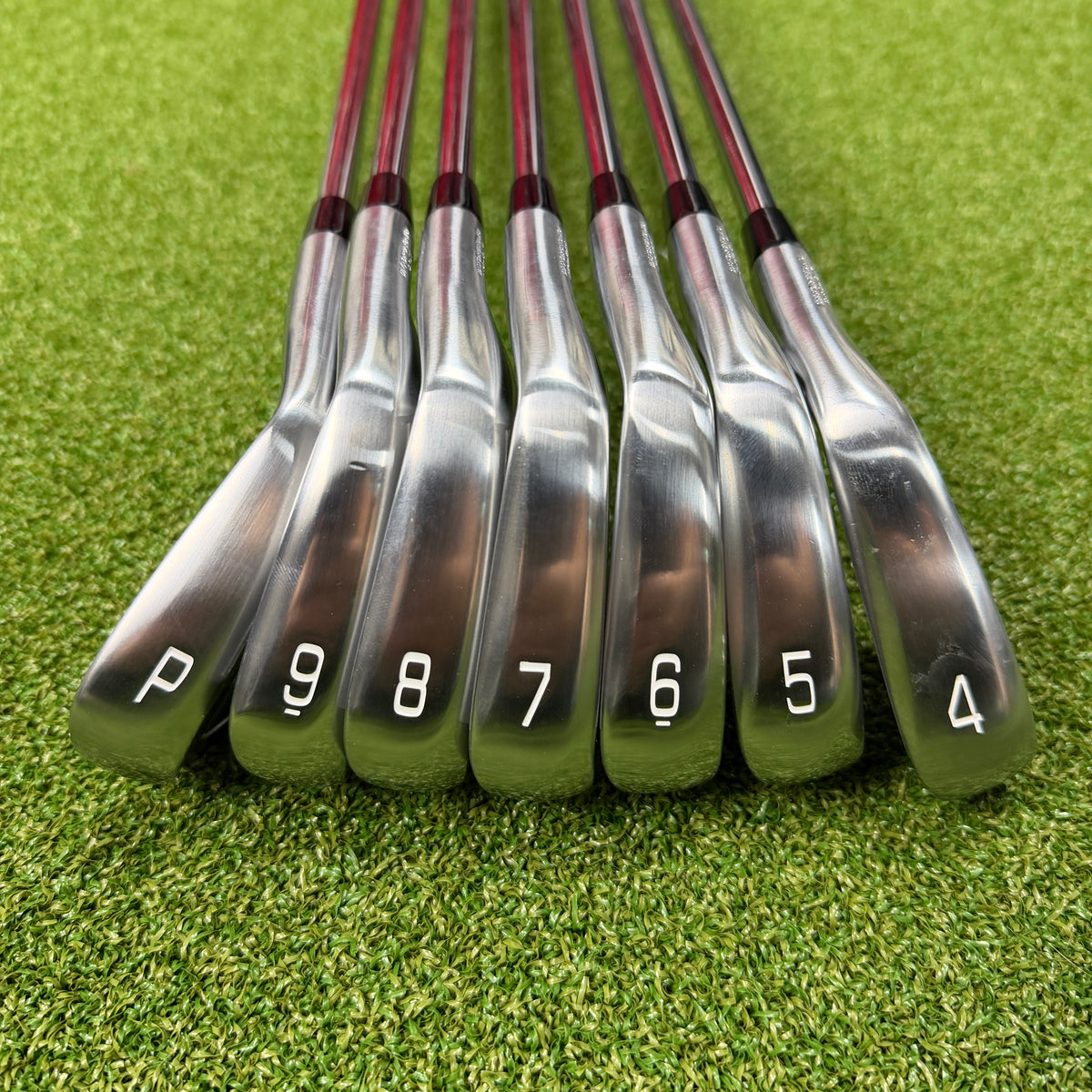 Mizuno Pro M-13 Irons - 4-PW - Project X Rifle 6.0 Stiff - Superstroke Lamkin 100 Midsize Grips