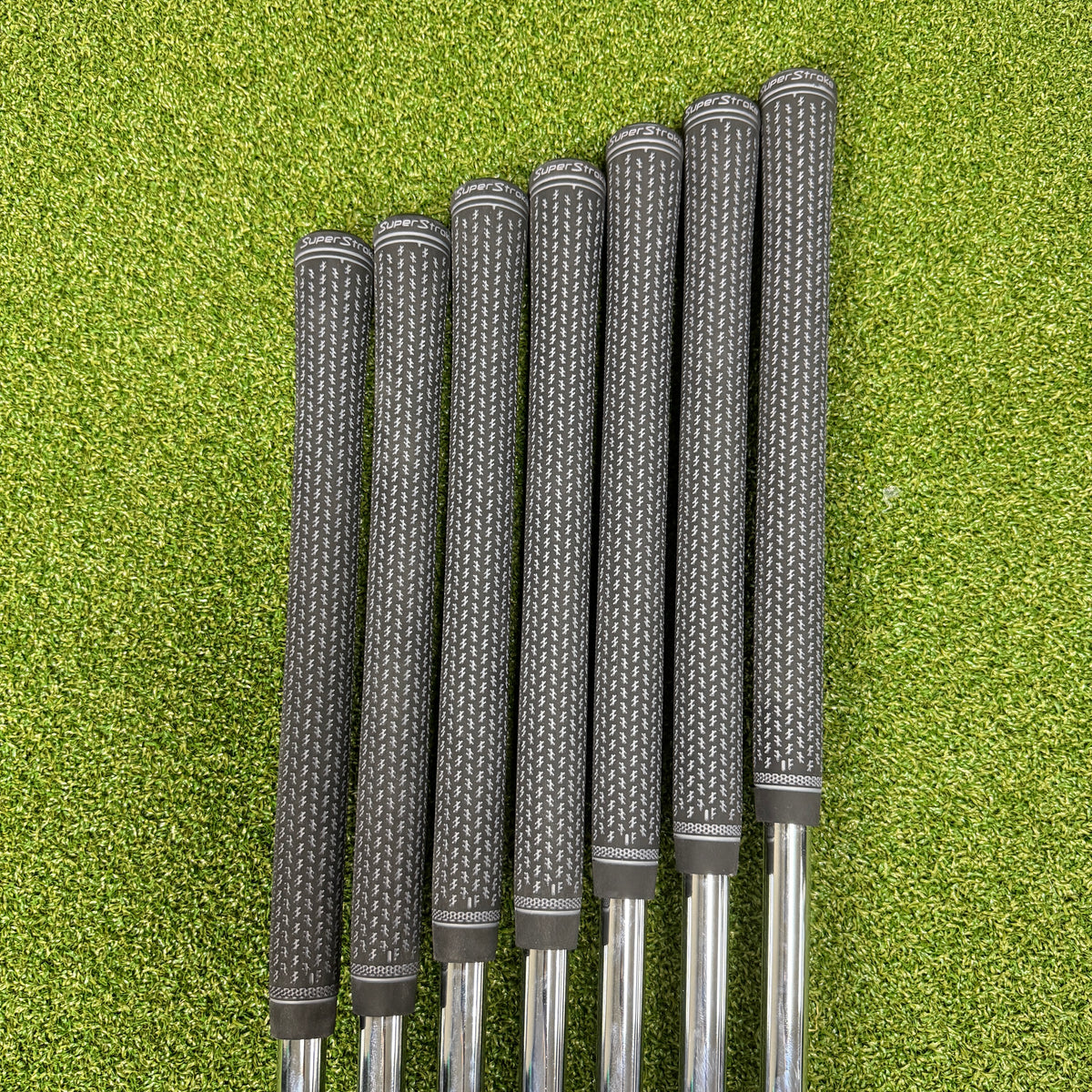 Mizuno Pro M-13 Irons - 4-PW - Project X Rifle 6.0 Stiff - Superstroke Lamkin 100 Midsize Grips