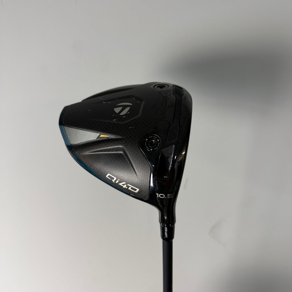 Taylormade QI4D Driver - 10.5 Degree - Mitsubishi Chemical Kai'li White 60 X Flex - Golf Pride Z Grip