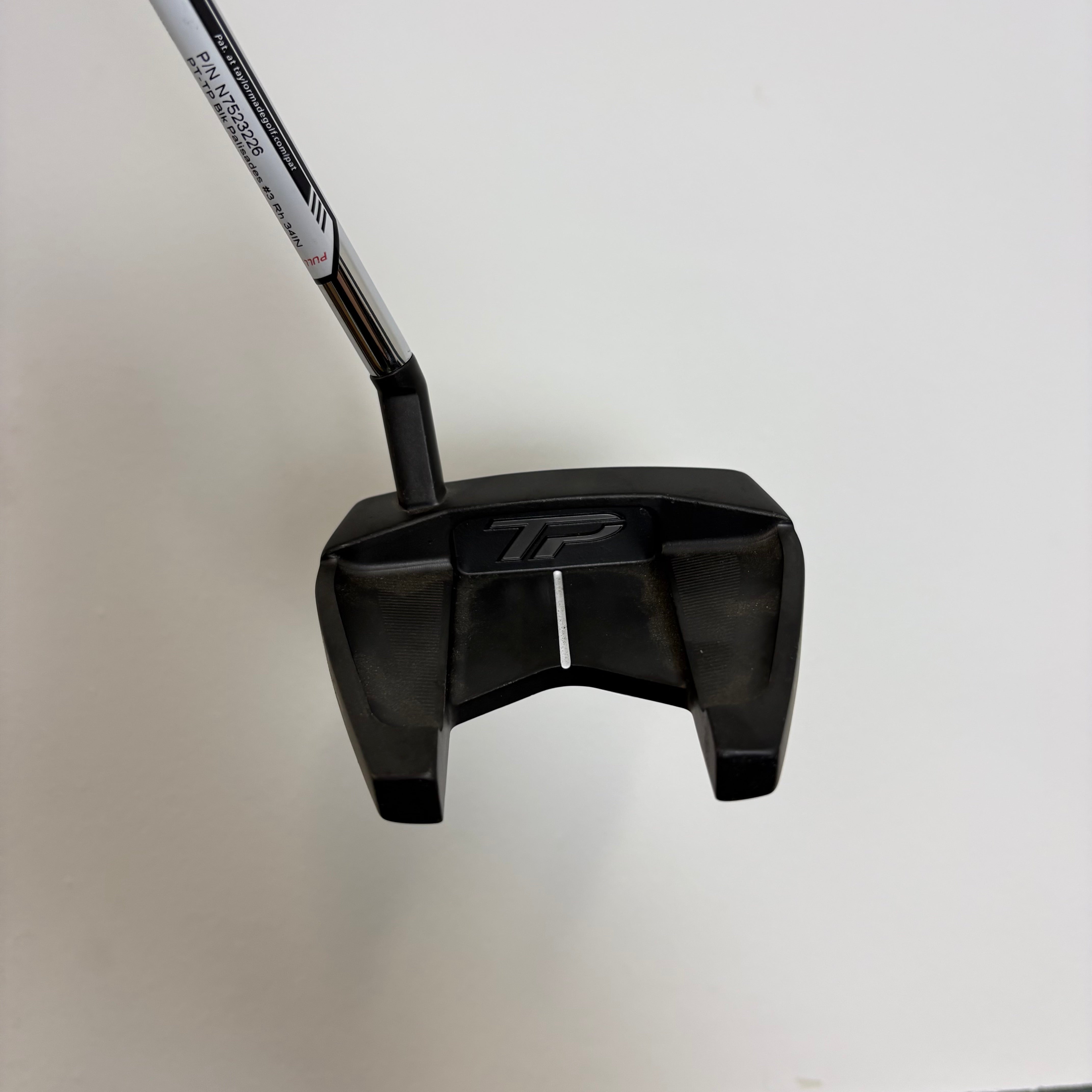 Taylormade TP Black Palisades 3 Putter - 34 Inch - Slant Neck - Lamkin Pistol Grip