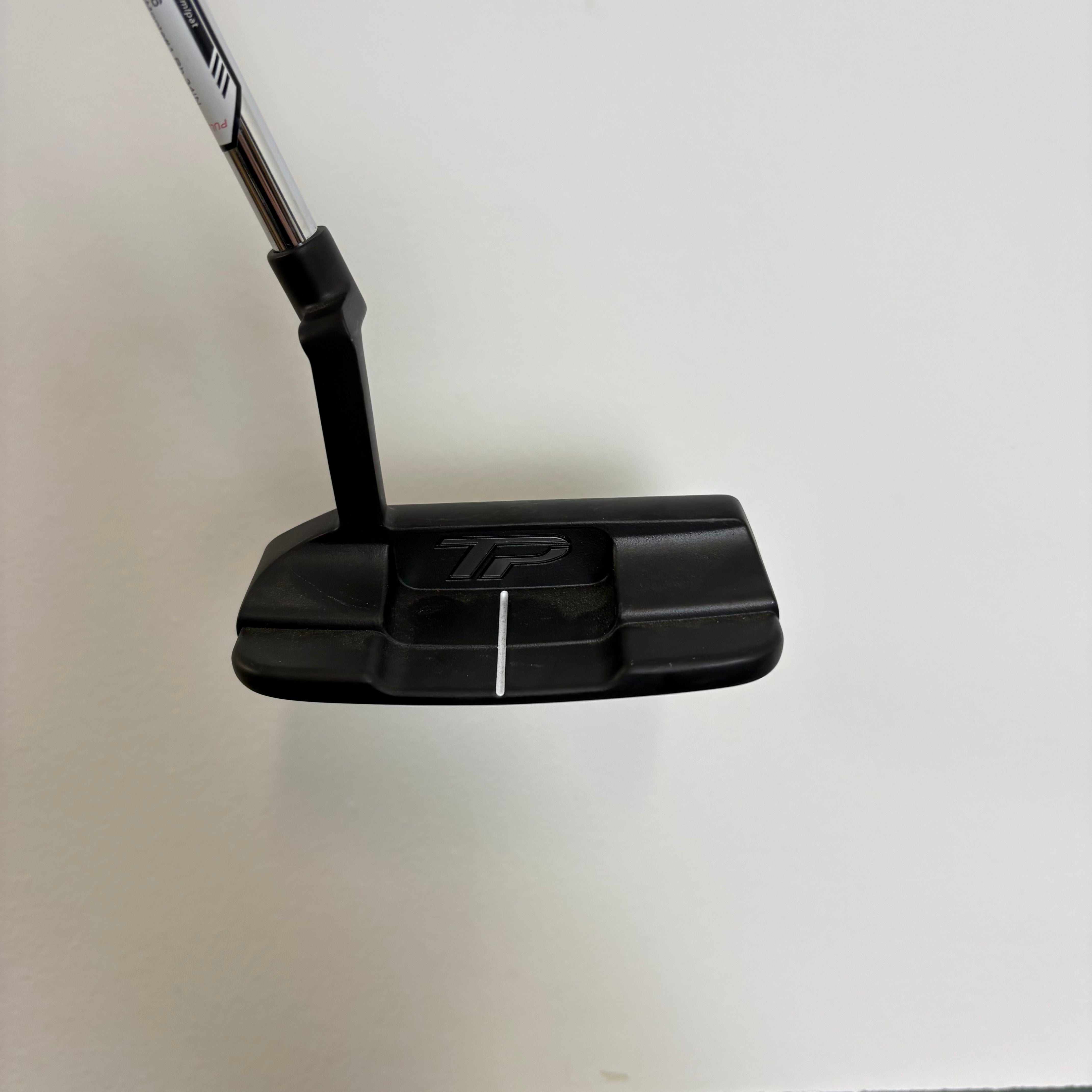 Taylormade TP Black Del Monte 1 Putter - 34 Inch - Plumbers Neck - Lamkin Pistol Grip