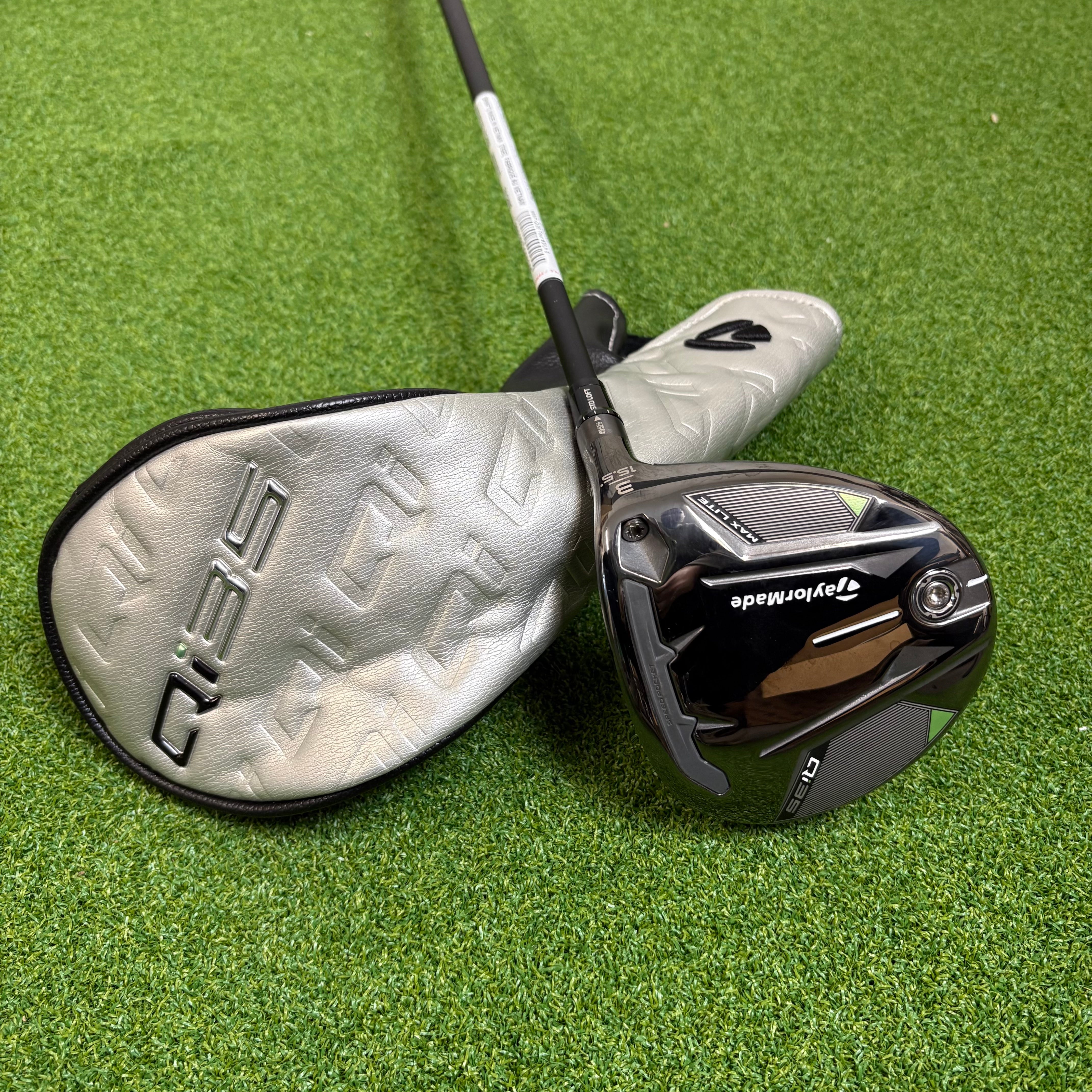 TaylorMade Qi35 Max Lite 3 Wood 15.5° - Kai'li Blue 75g Stiff - Z-Grip