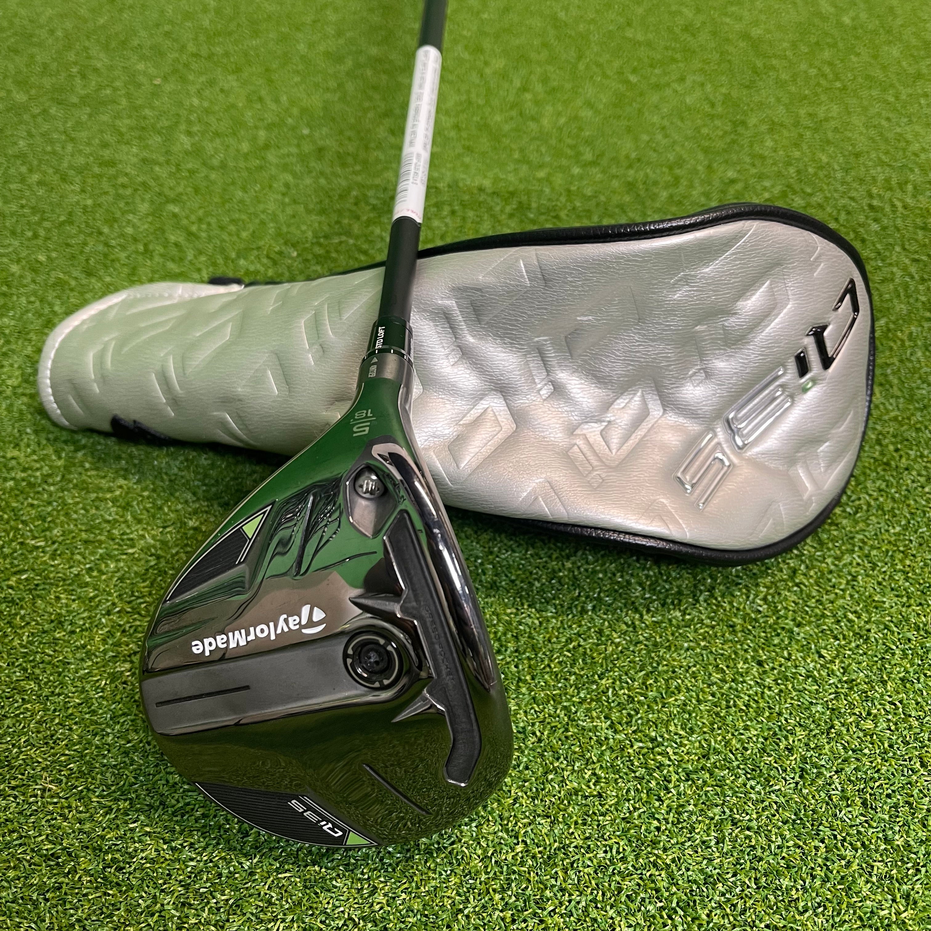 TaylorMade Qi35 5 Wood 18° - Ventus Blue 60g Stiff - Z-Grip - LEFT HANDED