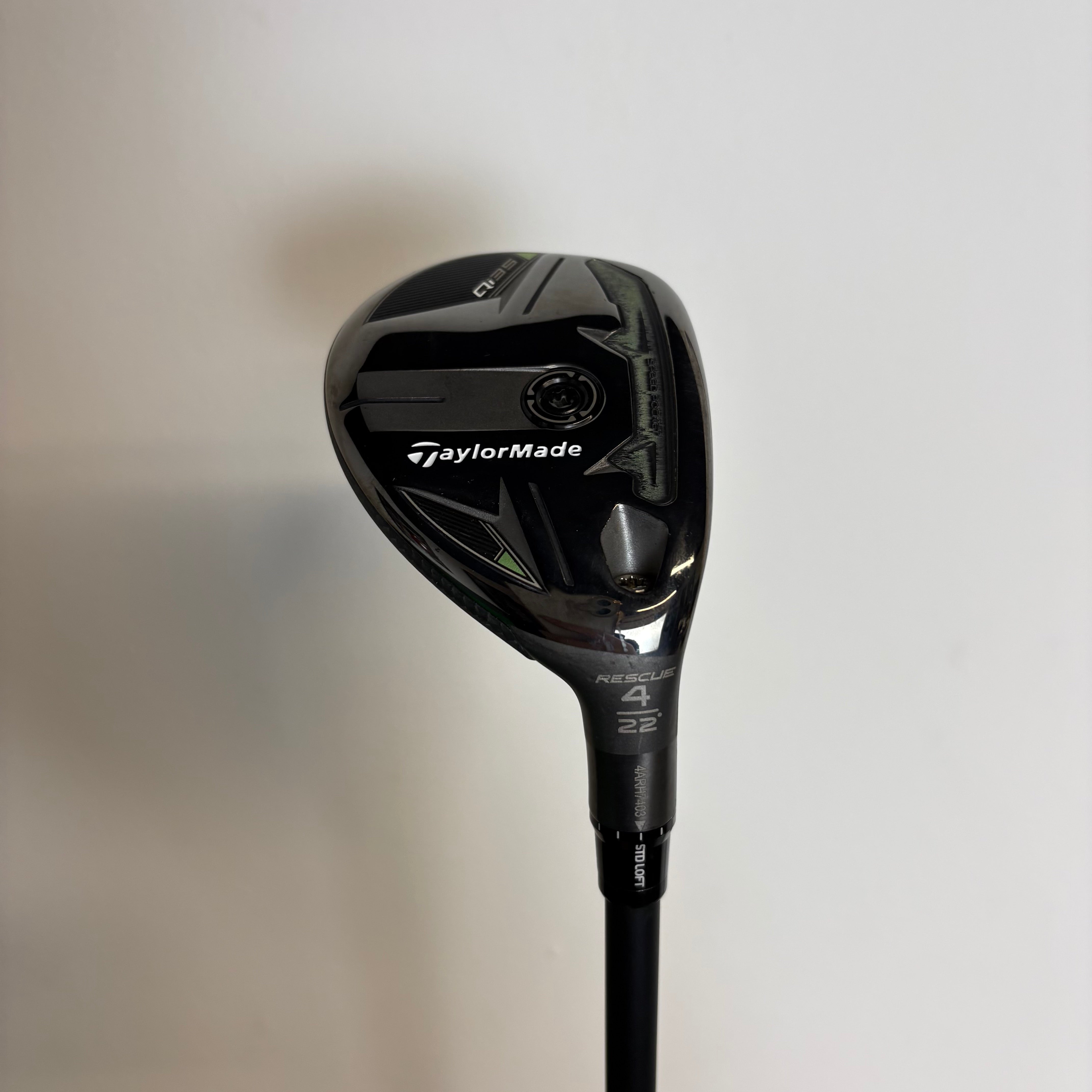 TaylorMade Qi35 4 Hybrid - 22° - Kai'li Blue 85g Stiff - Z-Grip