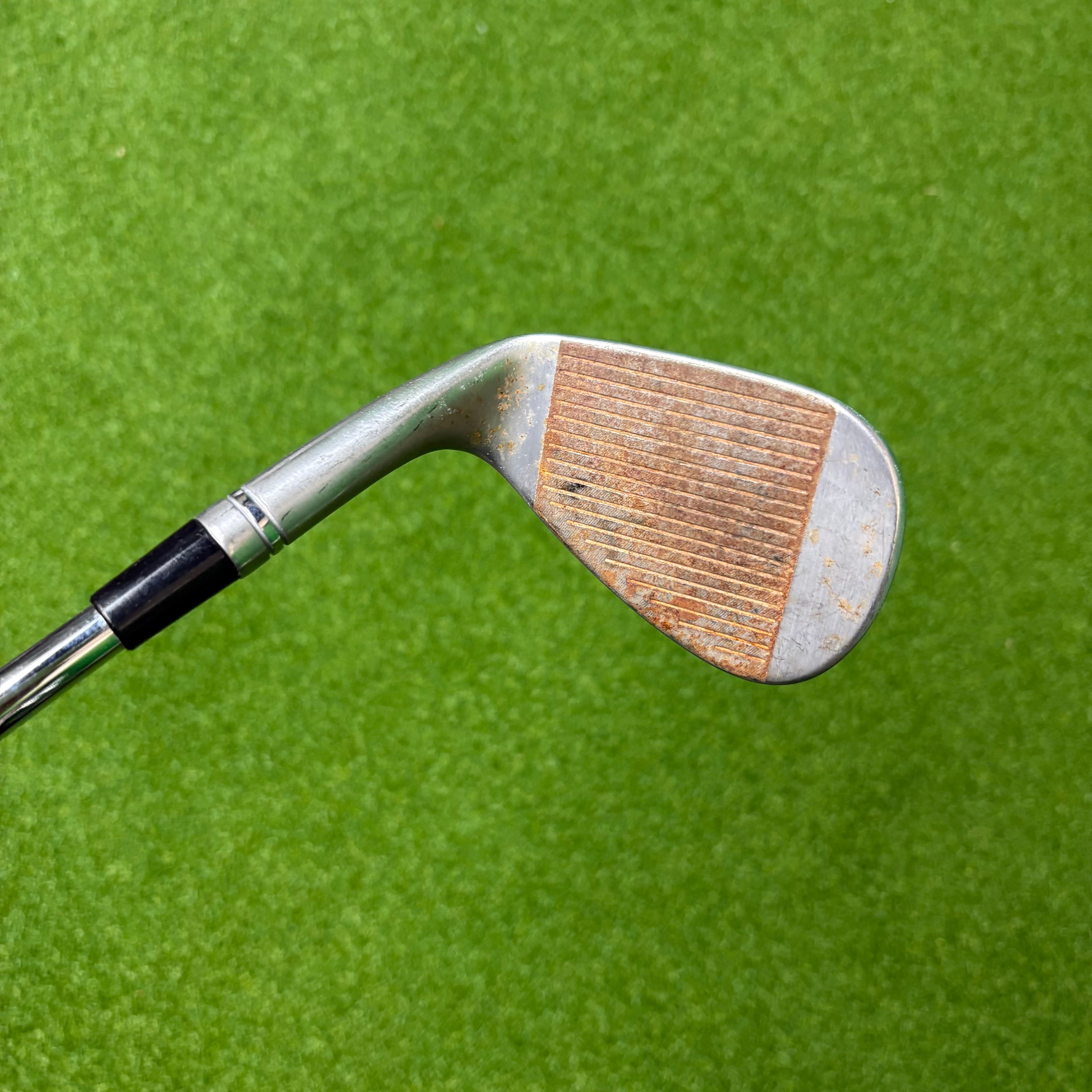 TaylorMade Milled Grind 4 56°/12 SB - Dynamic Gold Tour Issue 115g Wedge Flex - RAW FACE - Lamkin Crossline